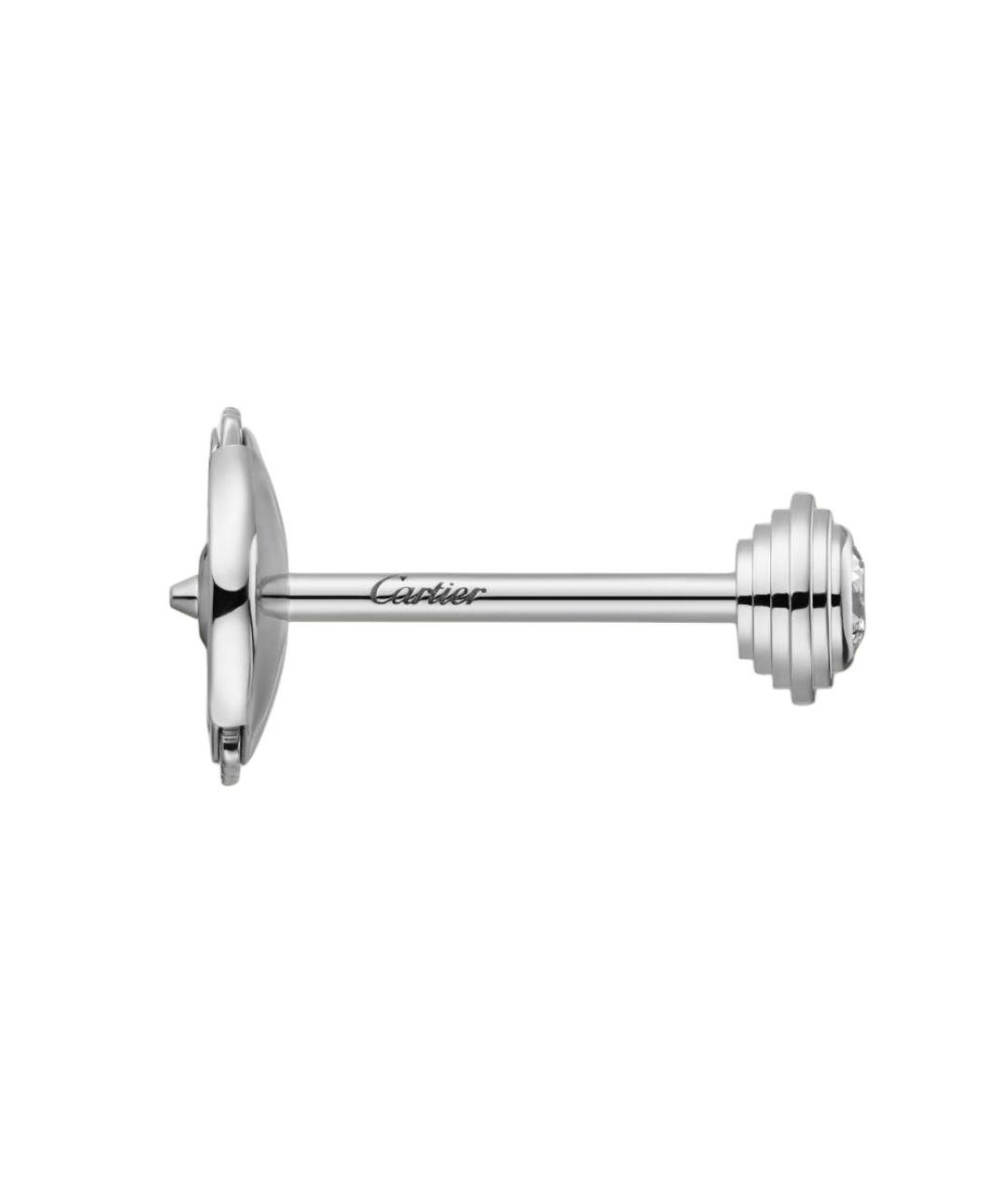 CARTIER Серебряные серьги из белого золота, фото 2