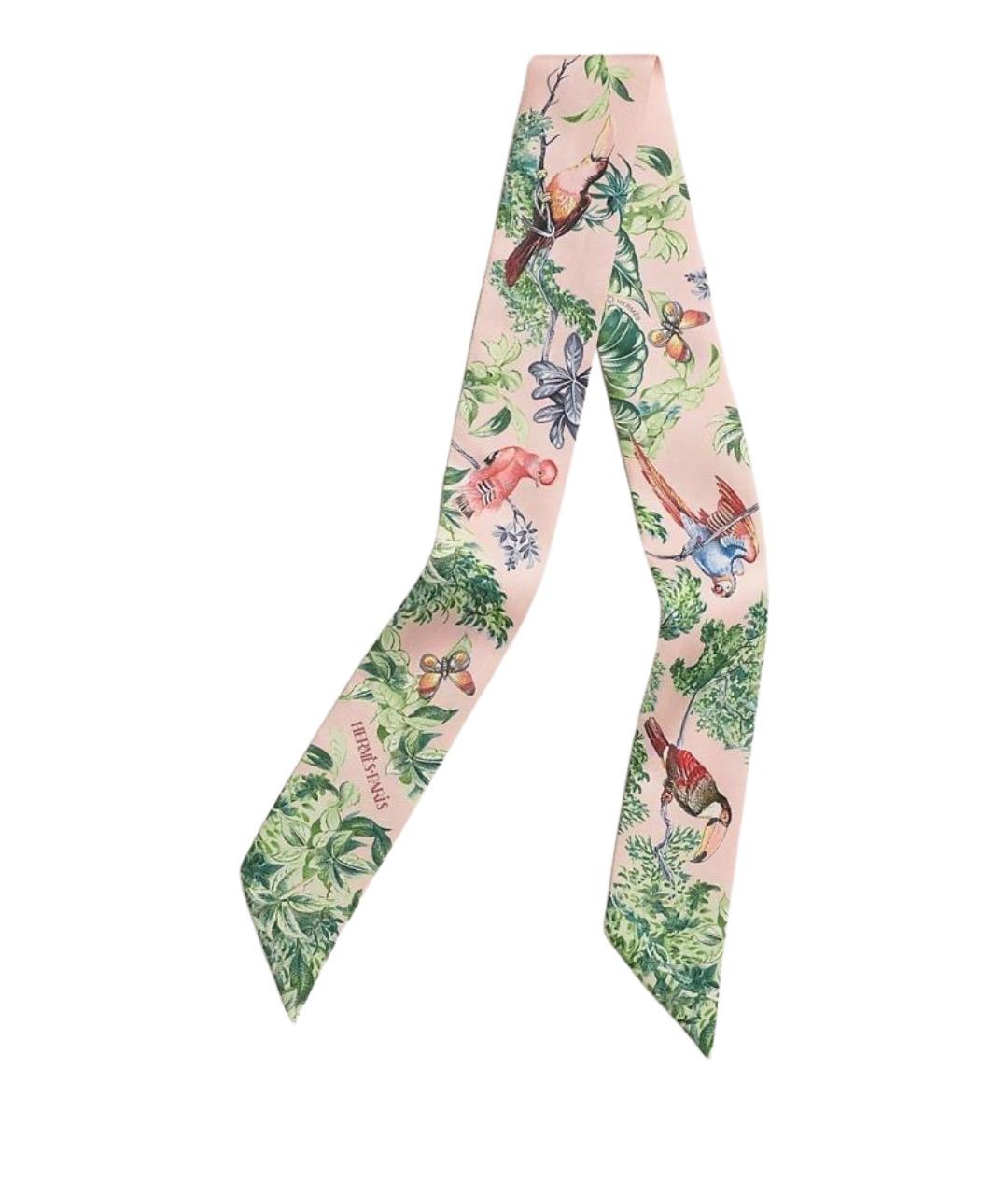 HERMES Мульти шелковый платок, фото 1