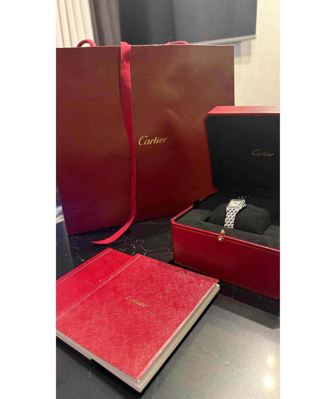 CARTIER Серебряные часы, фото 4