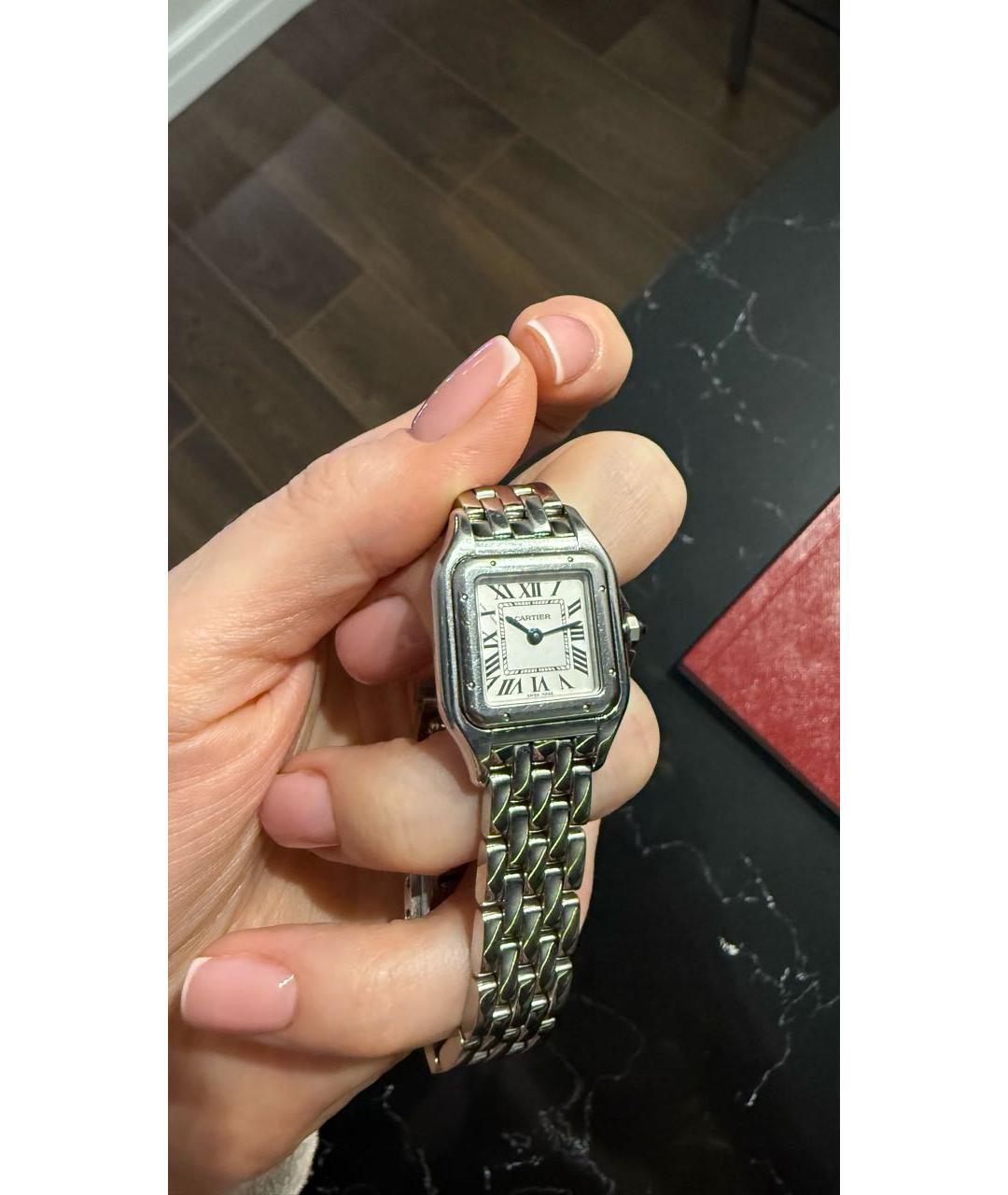 CARTIER Серебряные часы, фото 6