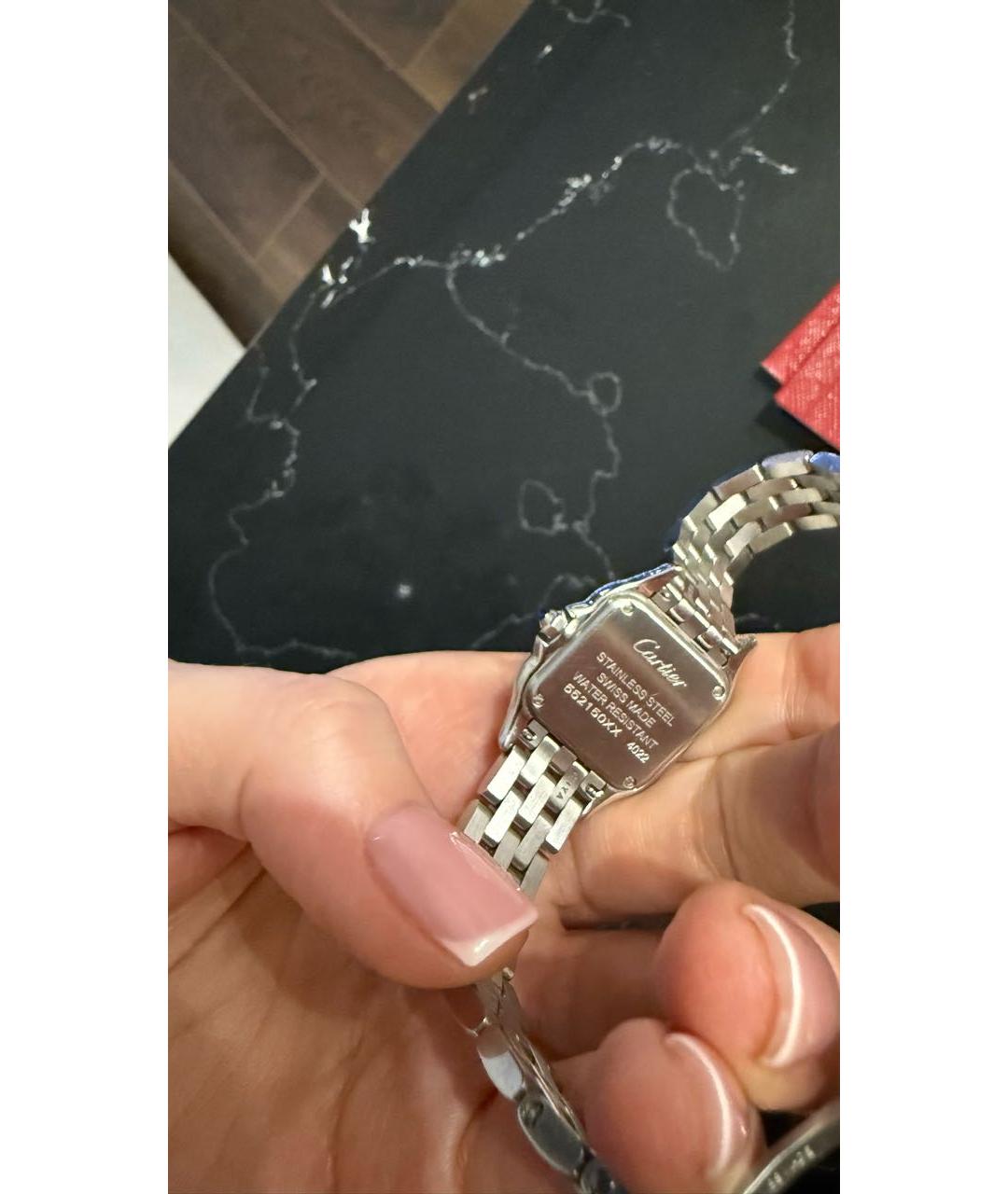 CARTIER Серебряные часы, фото 5