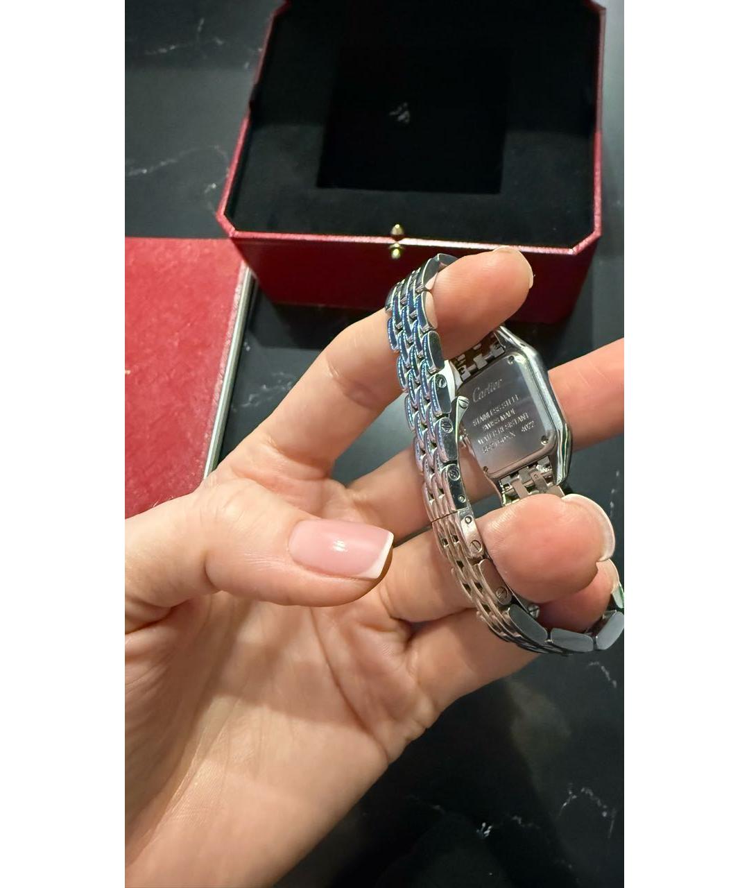 CARTIER Серебряные часы, фото 3