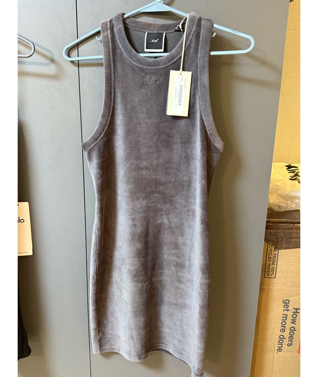 KITH Антрацитовое повседневное платье, фото 5