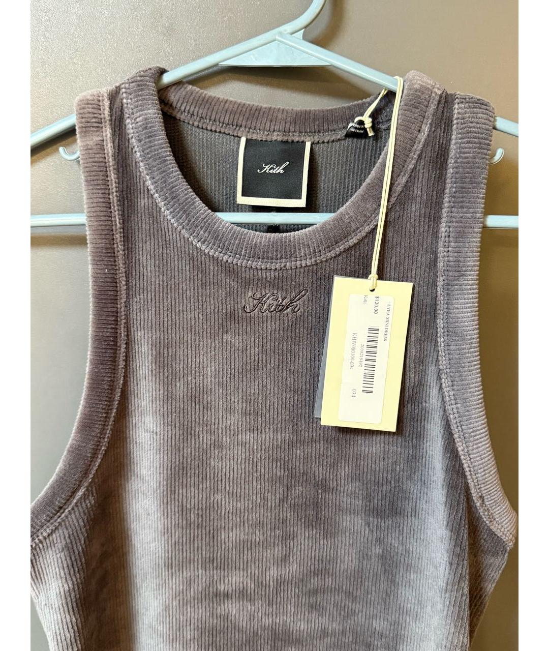 KITH Антрацитовое повседневное платье, фото 3