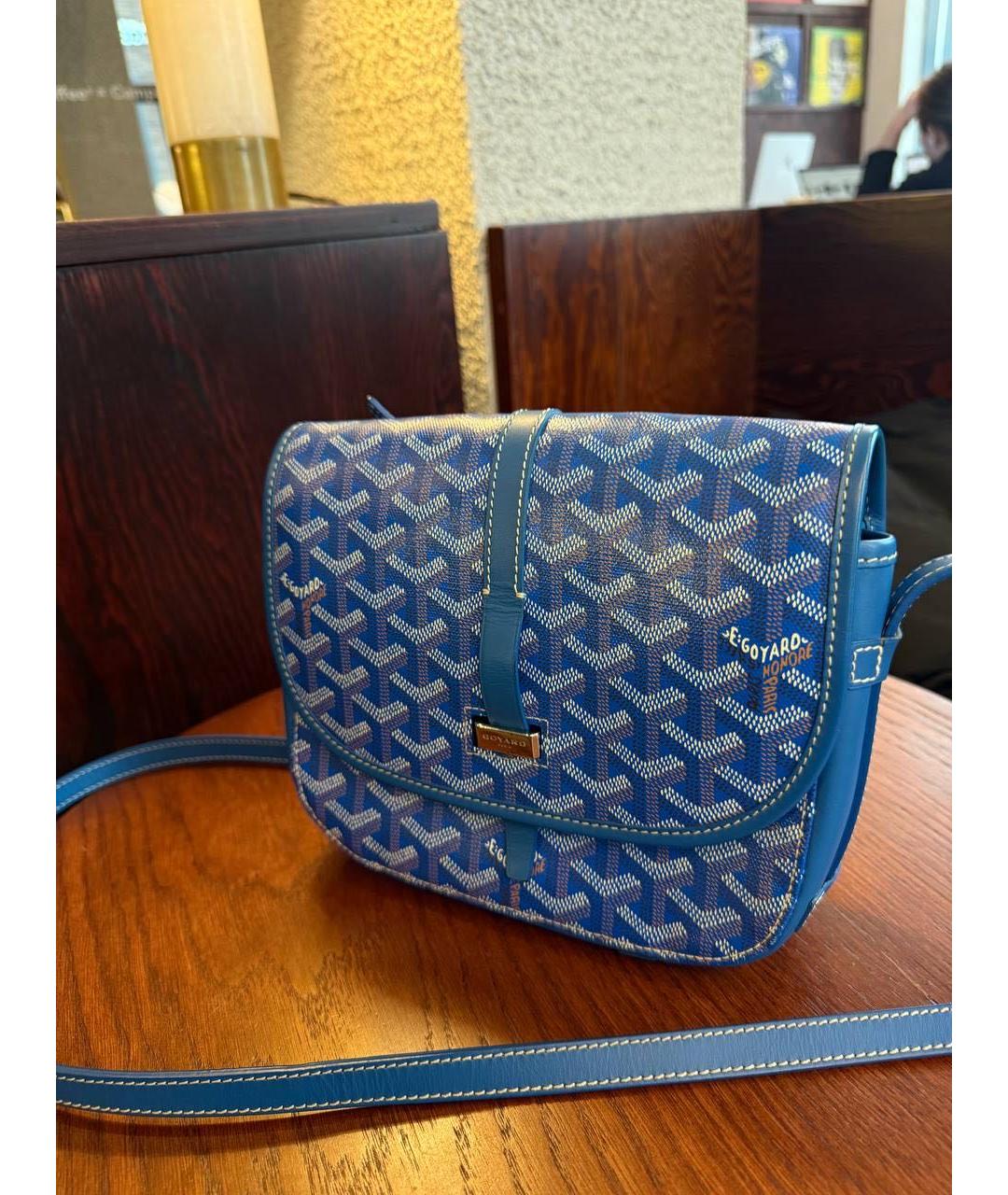 GOYARD Синяя сумка на плечо, фото 9