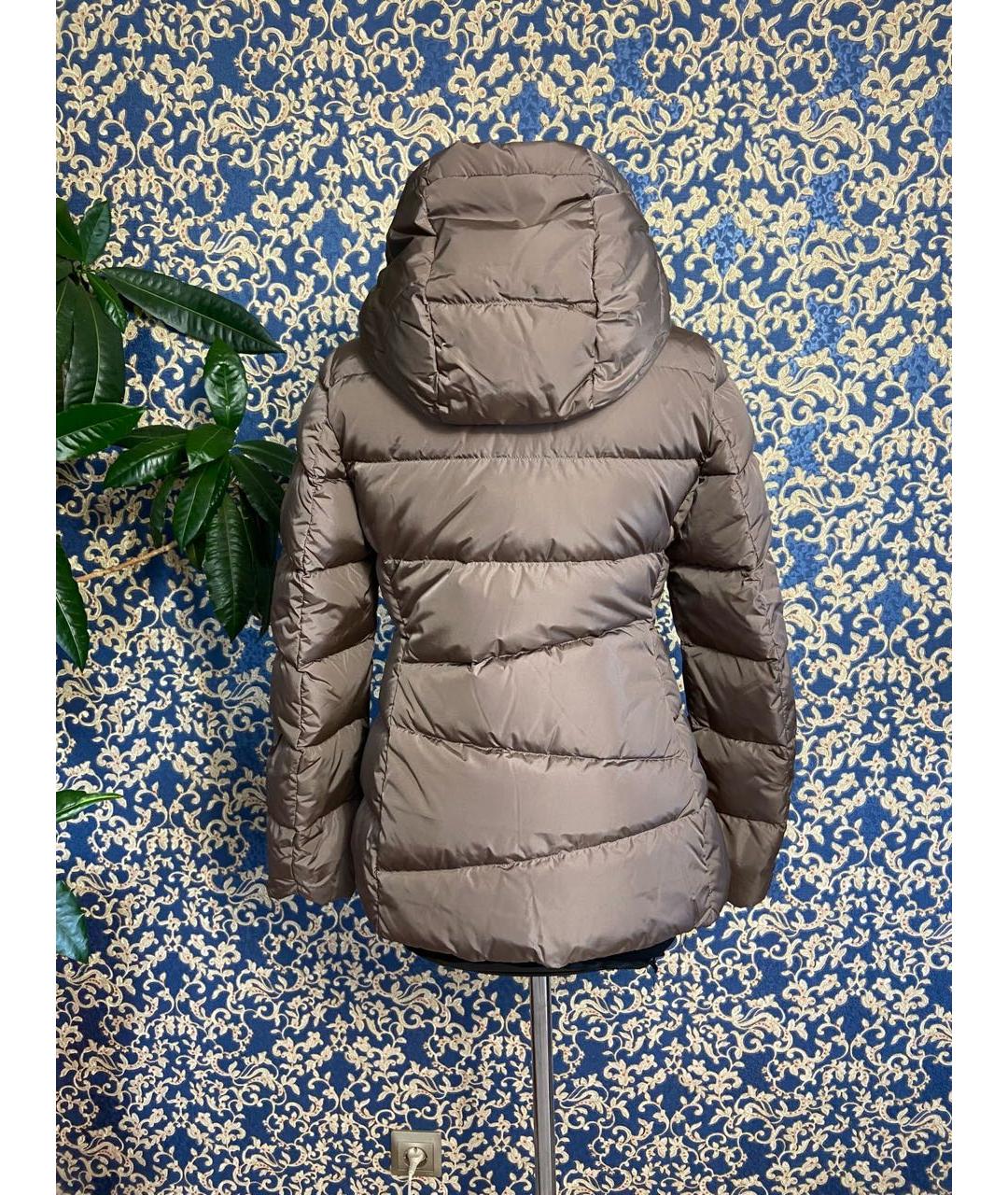 ADD Коричневый полиэстеровый пуховик, фото 2