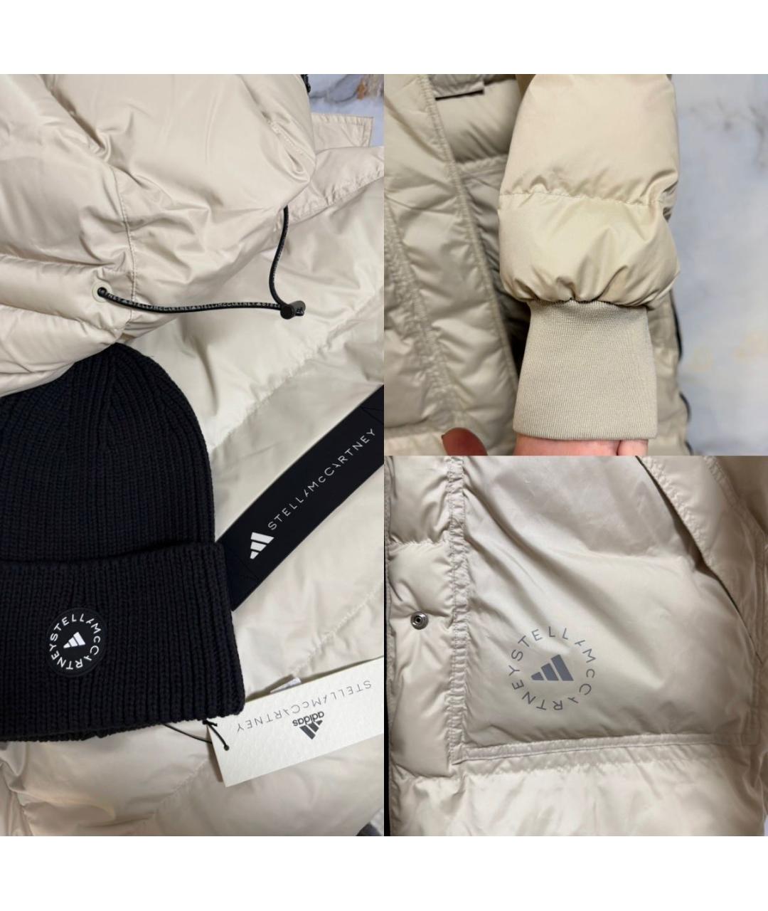 ADIDAS BY STELLA MCCARTNEY Бежевый пуховик, фото 4