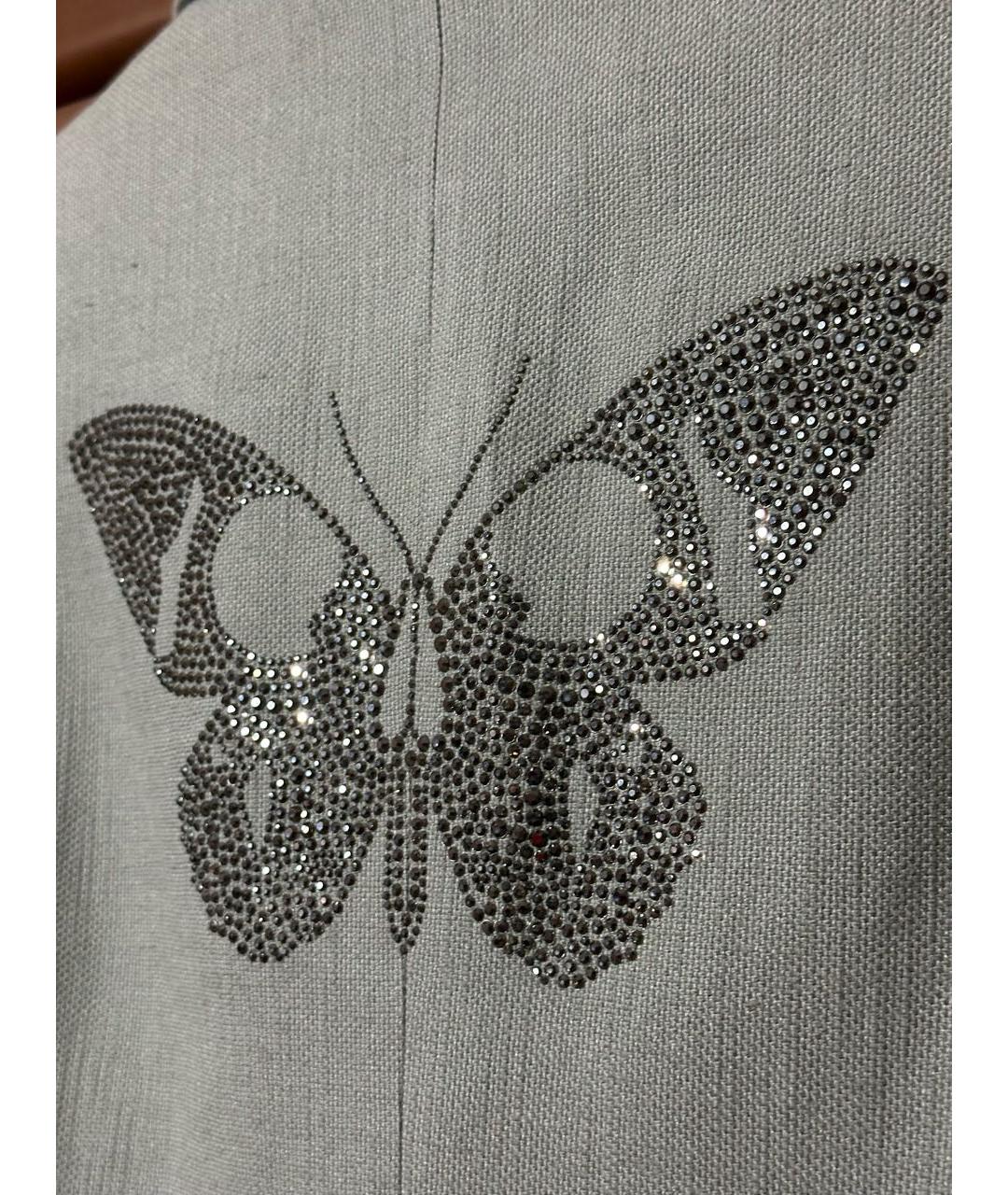 ZADIG & VOLTAIRE Серый хлопковый жакет/пиджак, фото 4