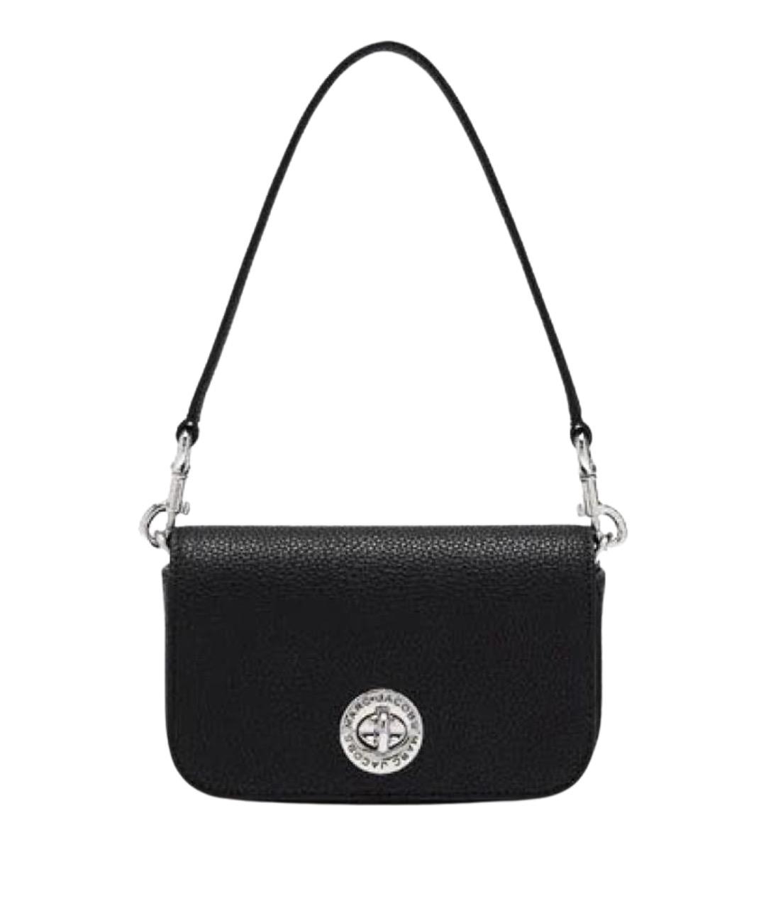 MARC JACOBS Черная кожаная сумка через плечо, фото 1