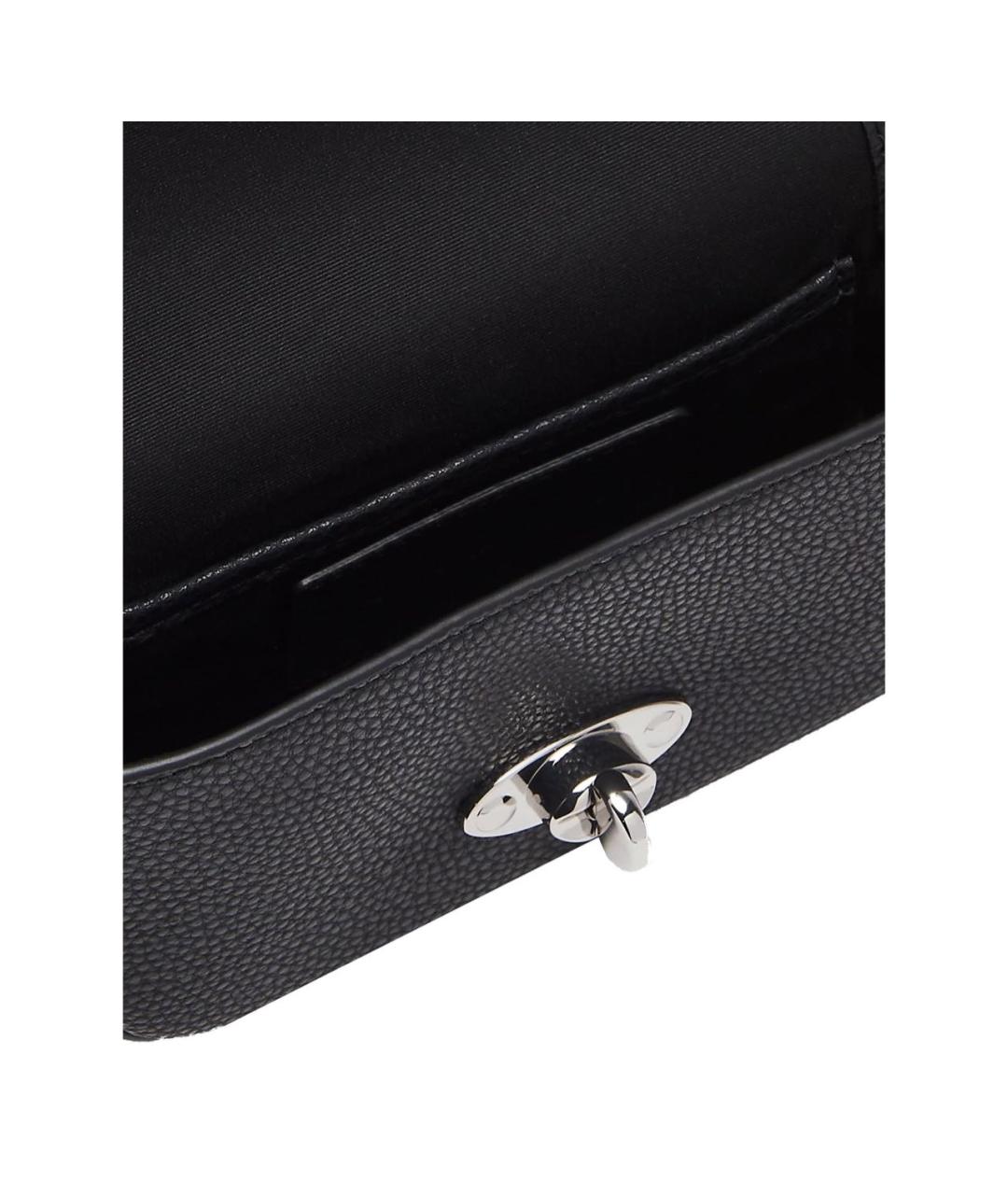 MARC JACOBS Черная кожаная сумка через плечо, фото 4