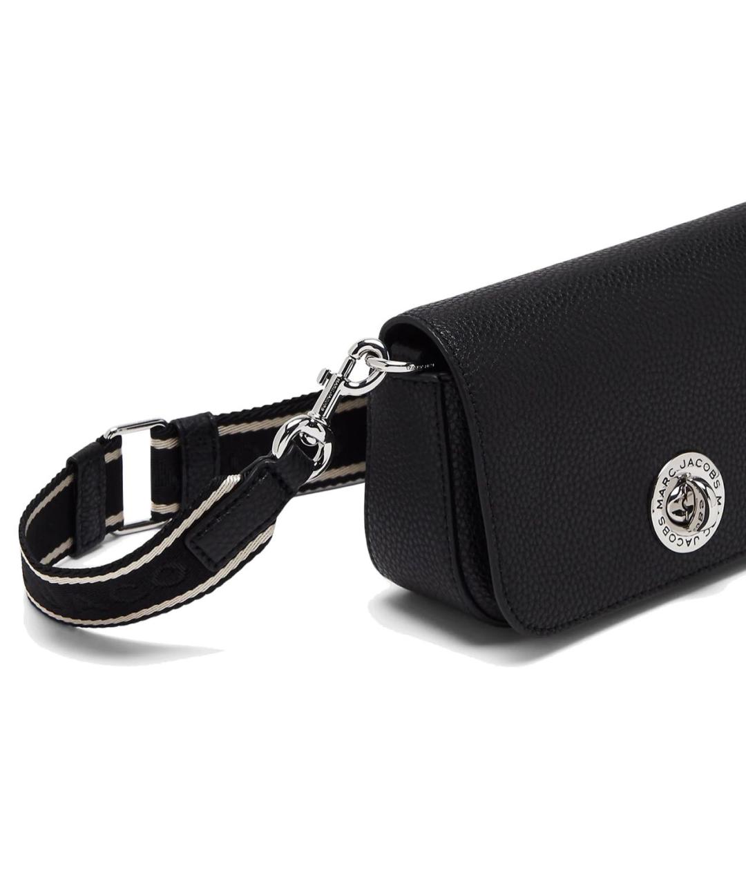 MARC JACOBS Черная кожаная сумка через плечо, фото 3