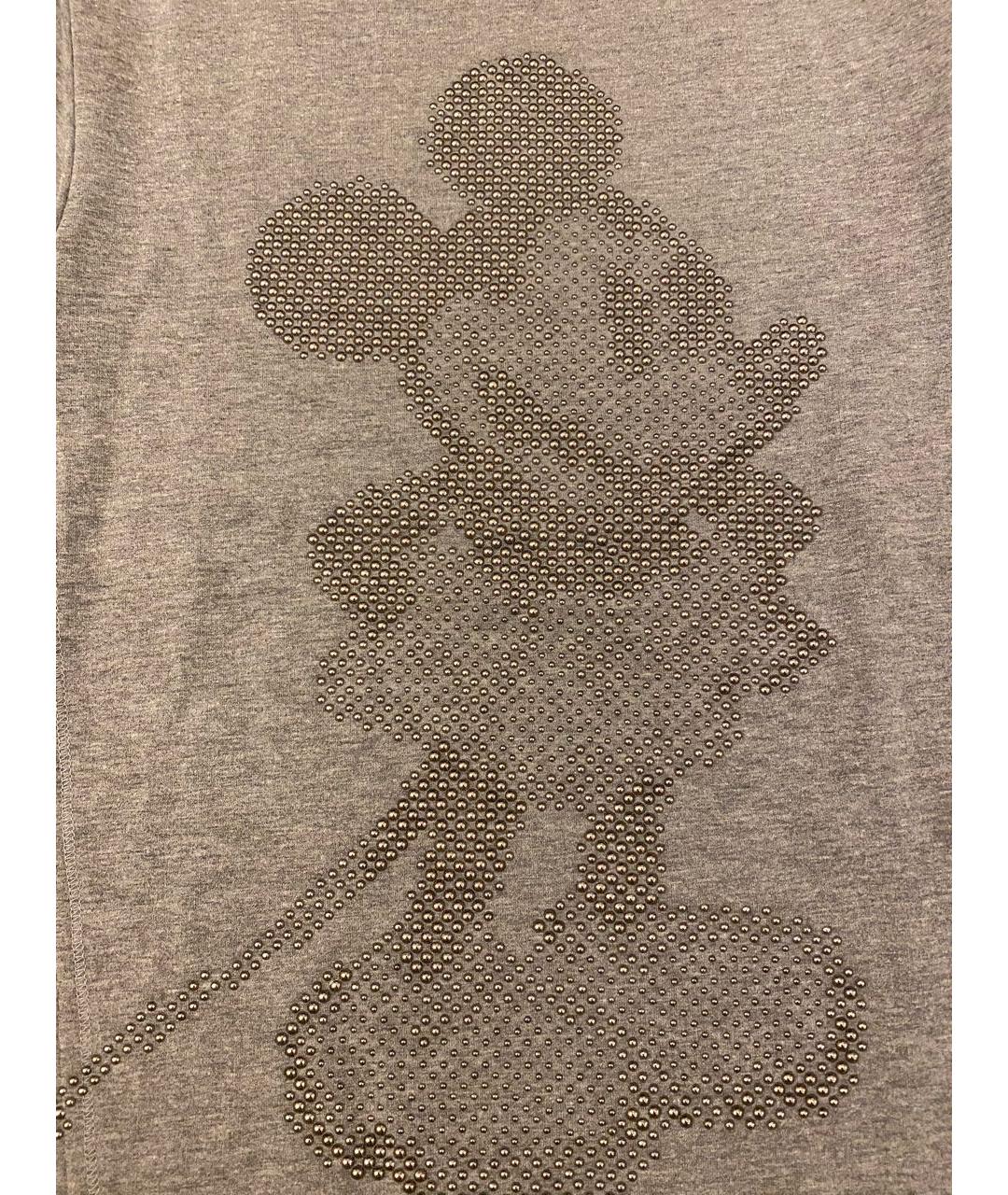 ICEBERG Серое хлопко-эластановое повседневное платье, фото 7