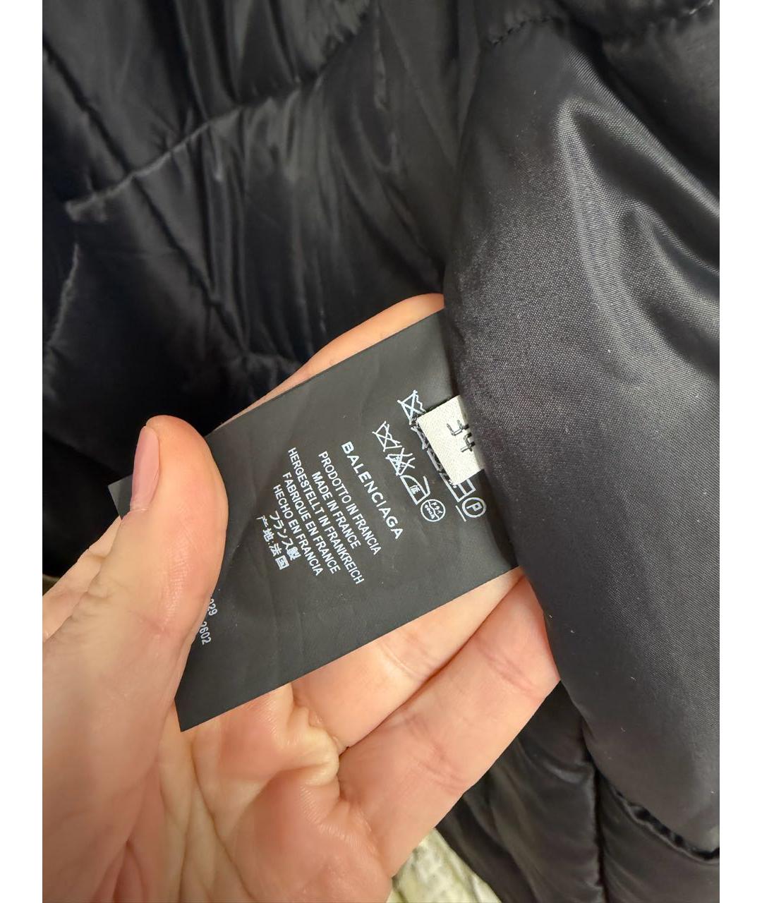 BALENCIAGA Бежевый полиэстеровый пуховик, фото 6