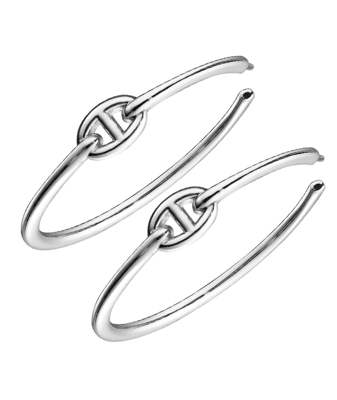 HERMES Серебряные серебряные серьги, фото 2