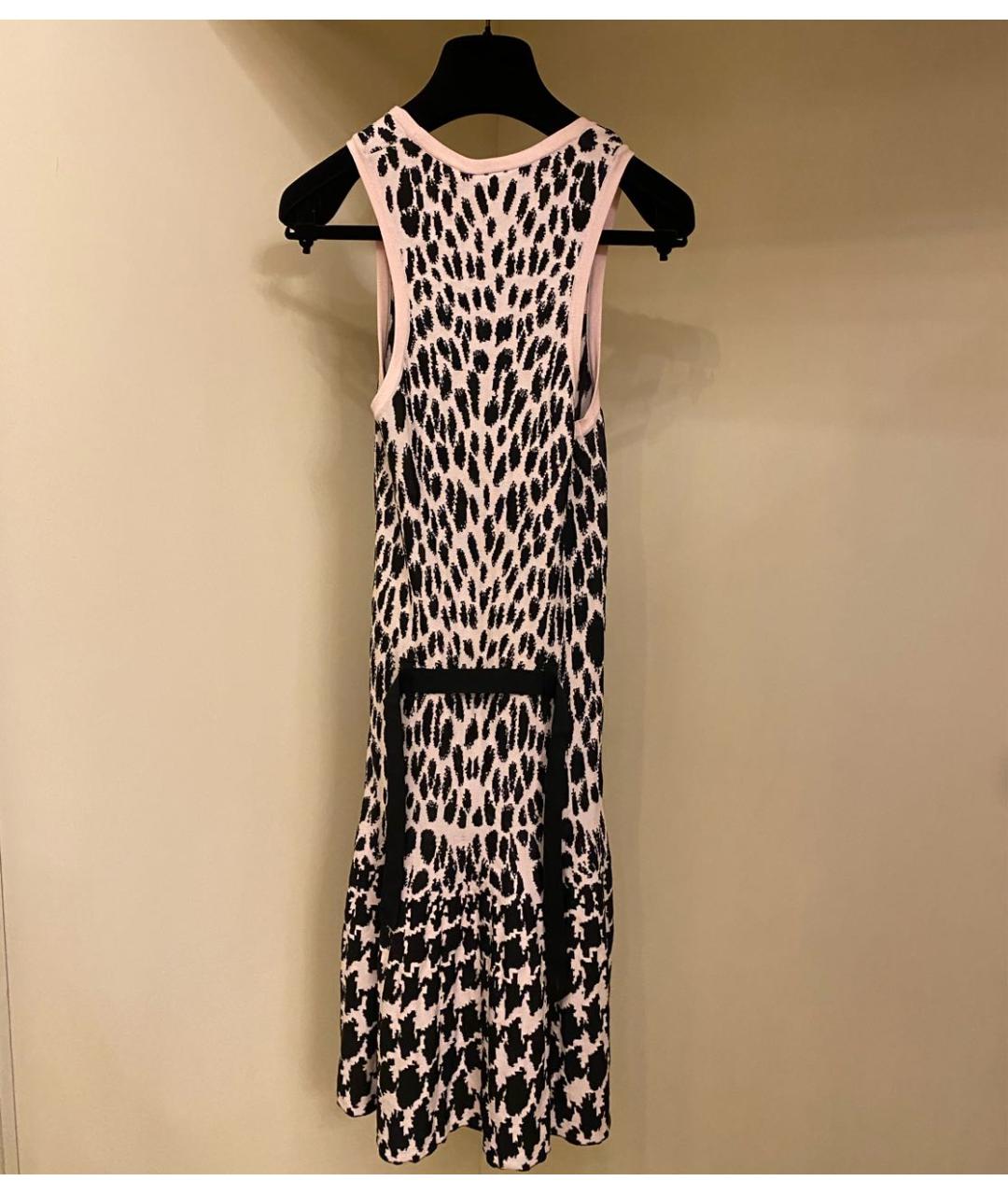 MCQ ALEXANDER MCQUEEN Розовый вискозный сарафан, фото 7