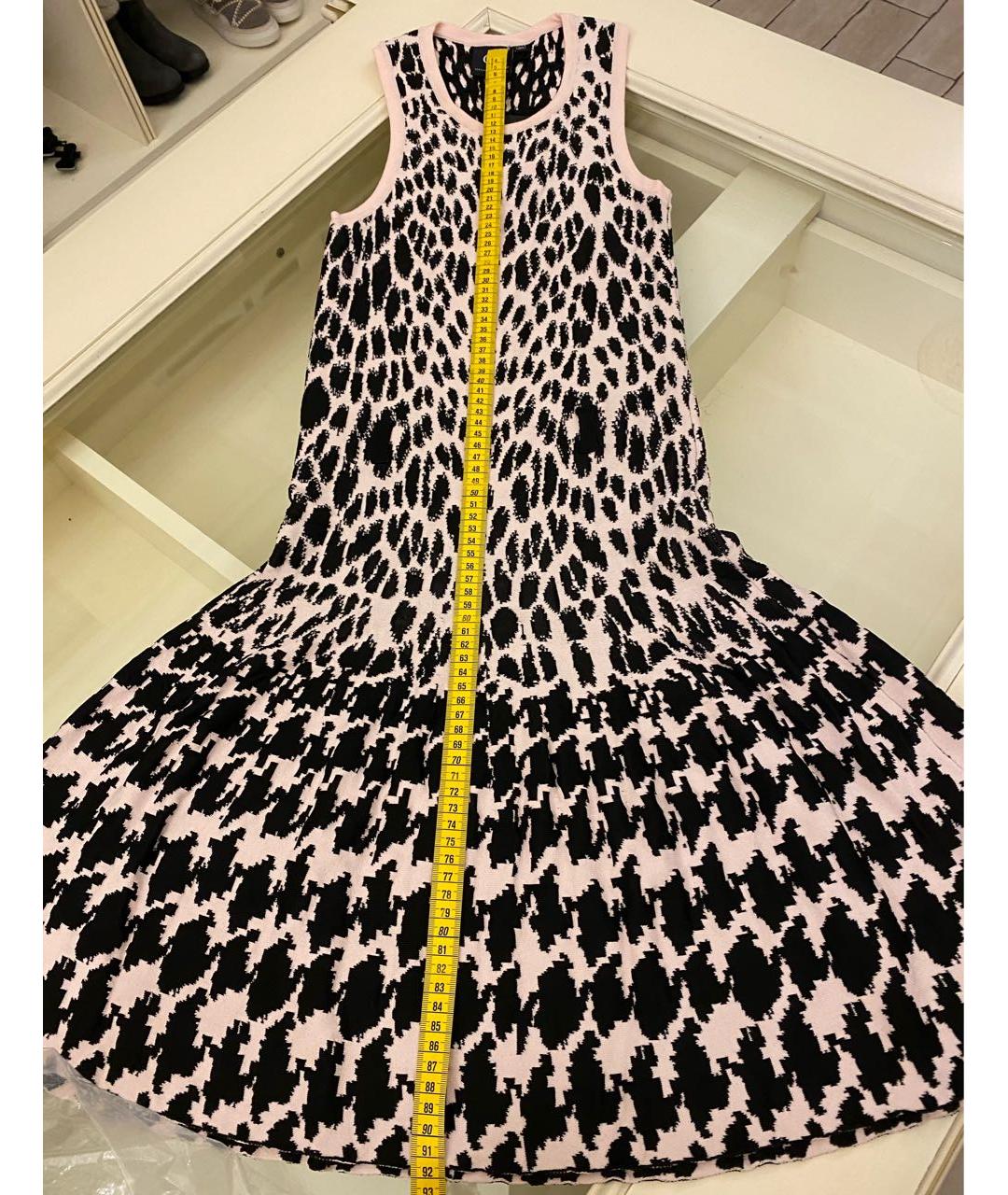 MCQ ALEXANDER MCQUEEN Розовый вискозный сарафан, фото 8