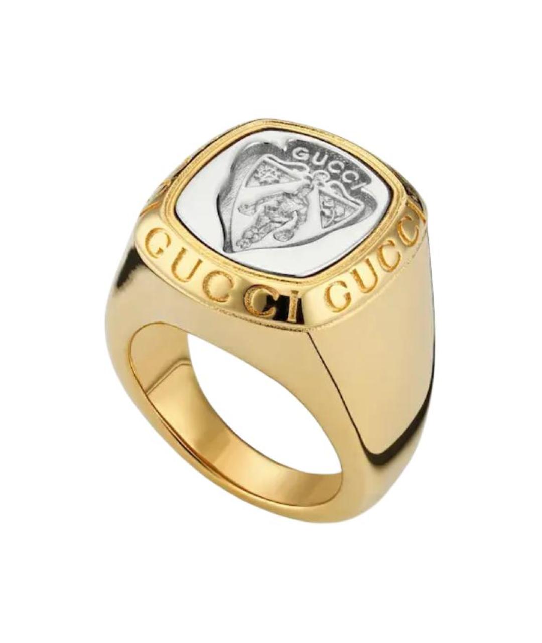 GUCCI Золотое латунное кольцо, фото 1