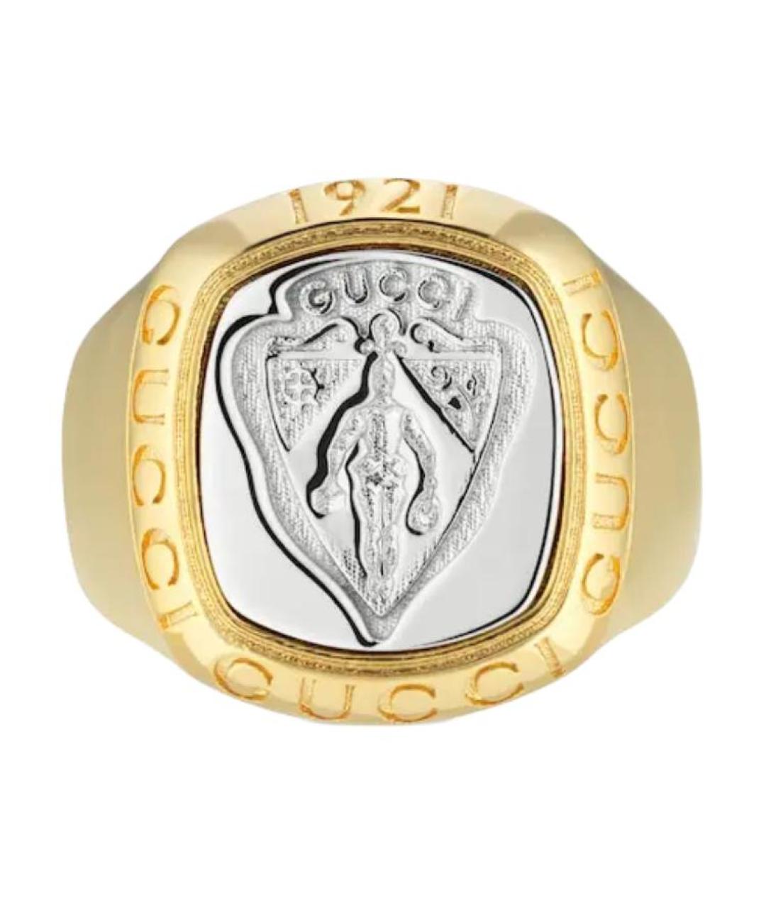 GUCCI Золотое латунное кольцо, фото 2