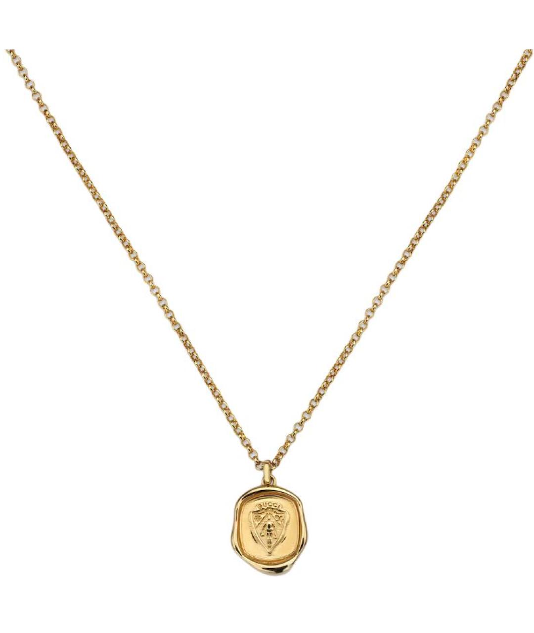 GUCCI Золотая латунная подвеска, фото 1