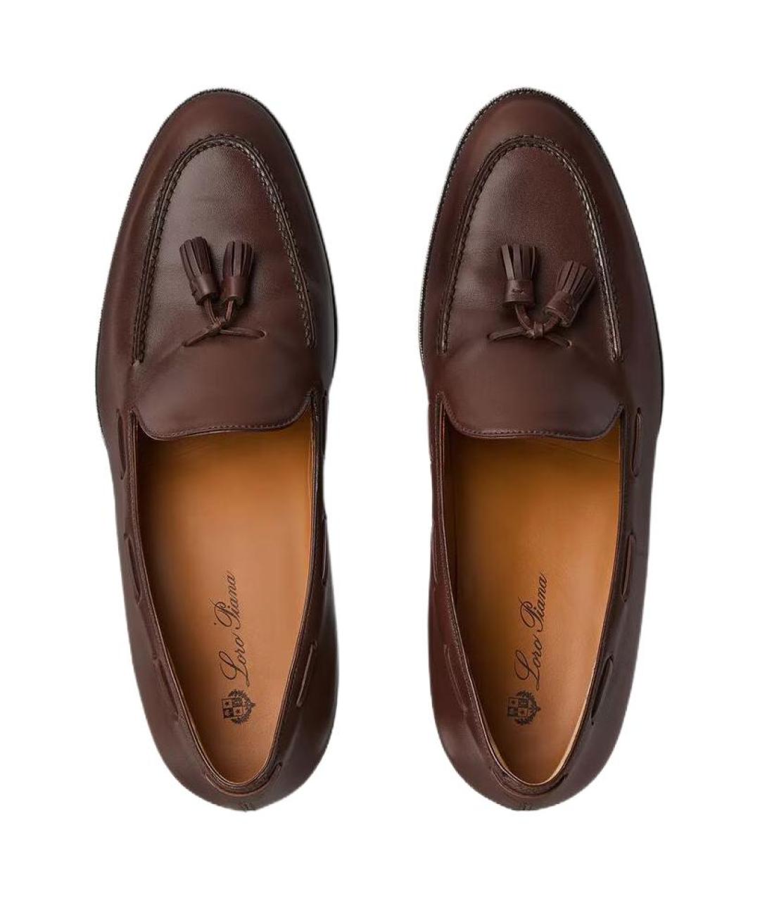 LORO PIANA Кожаные туфли, фото 5