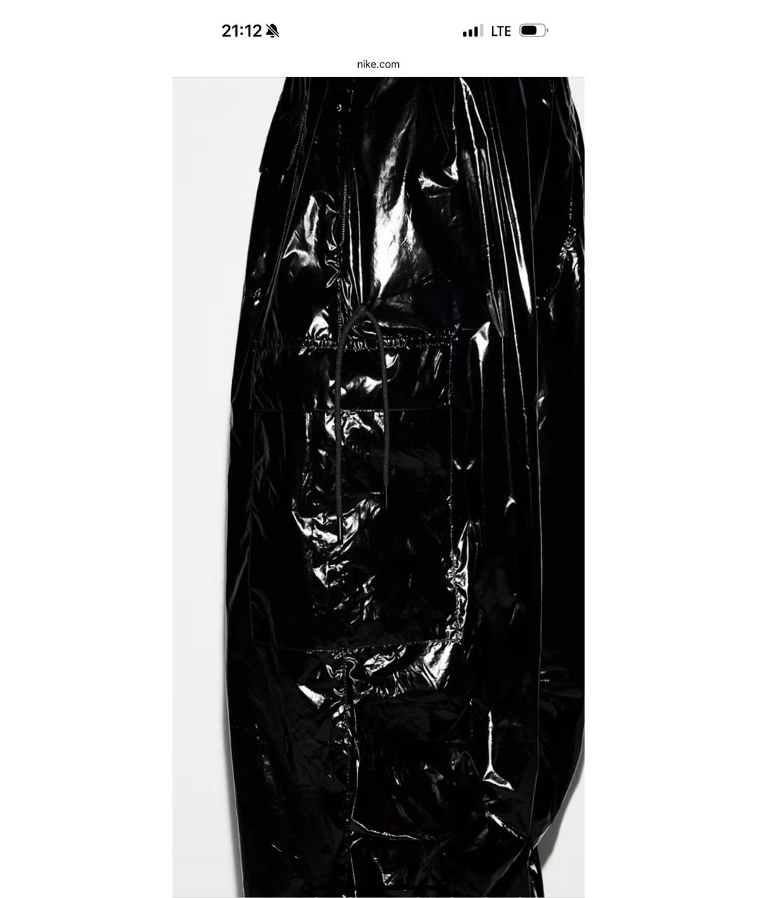 SKIMS Черные брюки широкие, фото 3