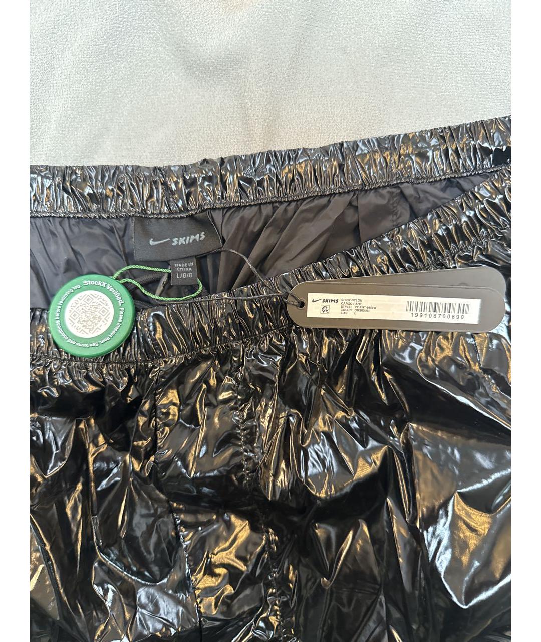 SKIMS Черные брюки широкие, фото 4