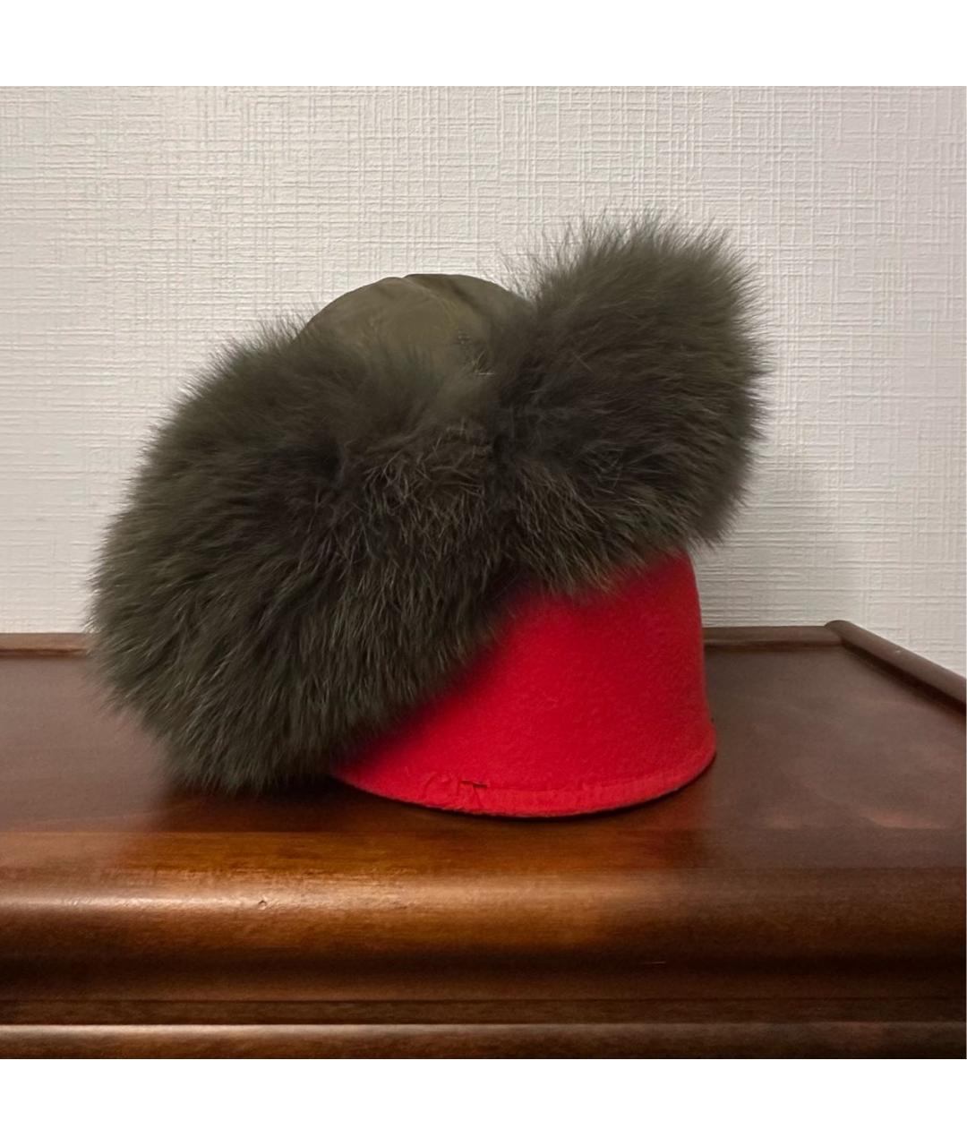 YVES SALOMON Зеленая шапка, фото 9