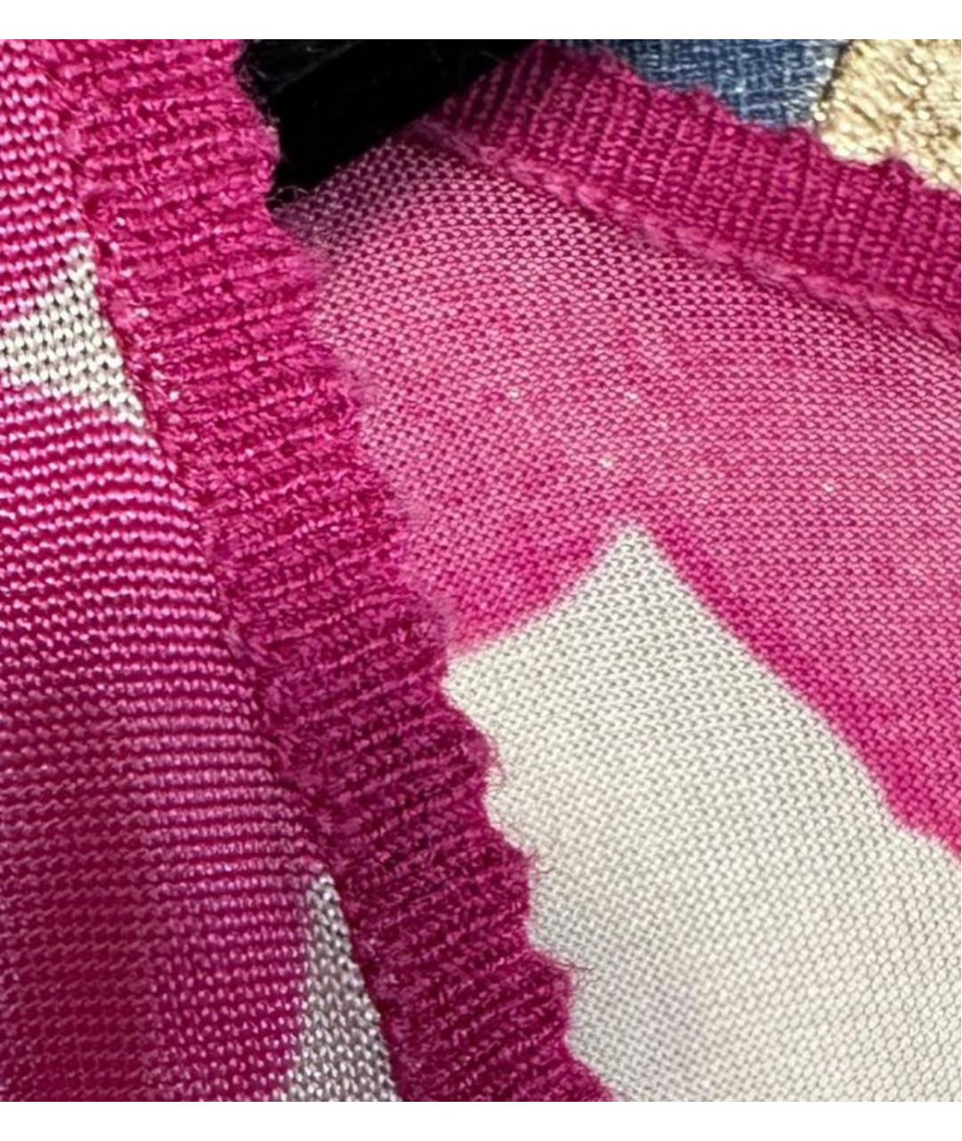 KENZO Розовая шелковая майка, фото 5