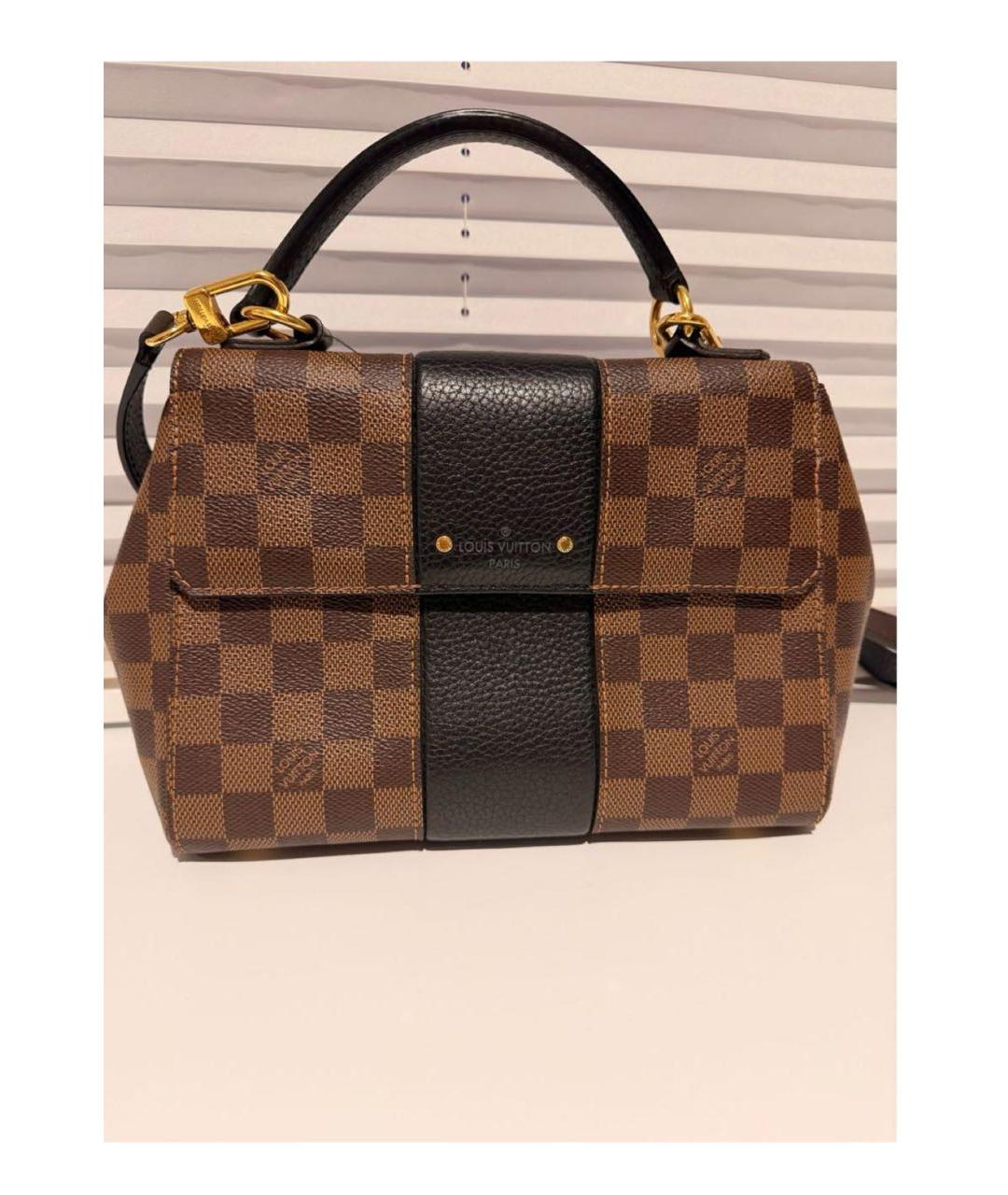 LOUIS VUITTON Коричневая сумка с короткими ручками, фото 4