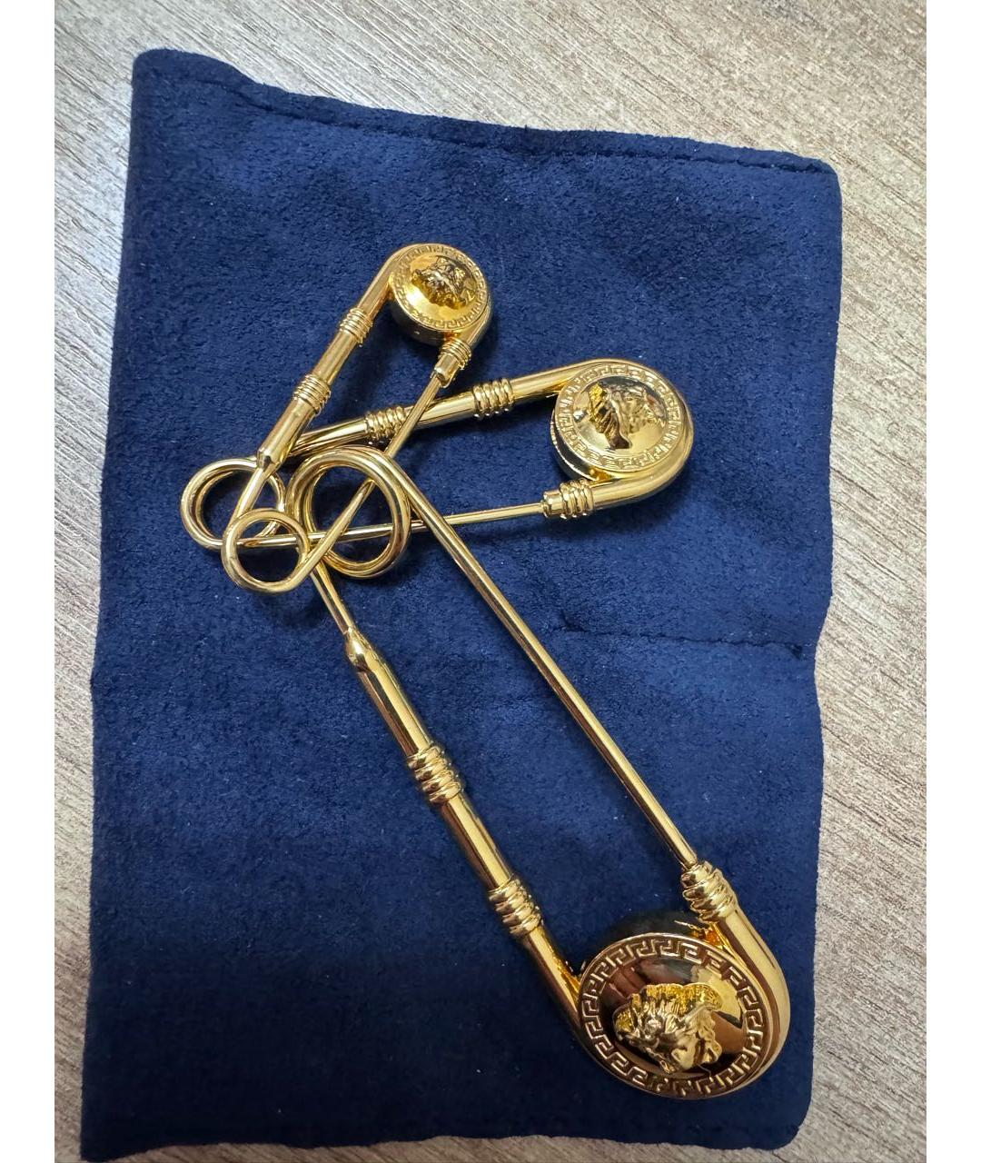 VERSACE Золотая булавка / брошь, фото 3