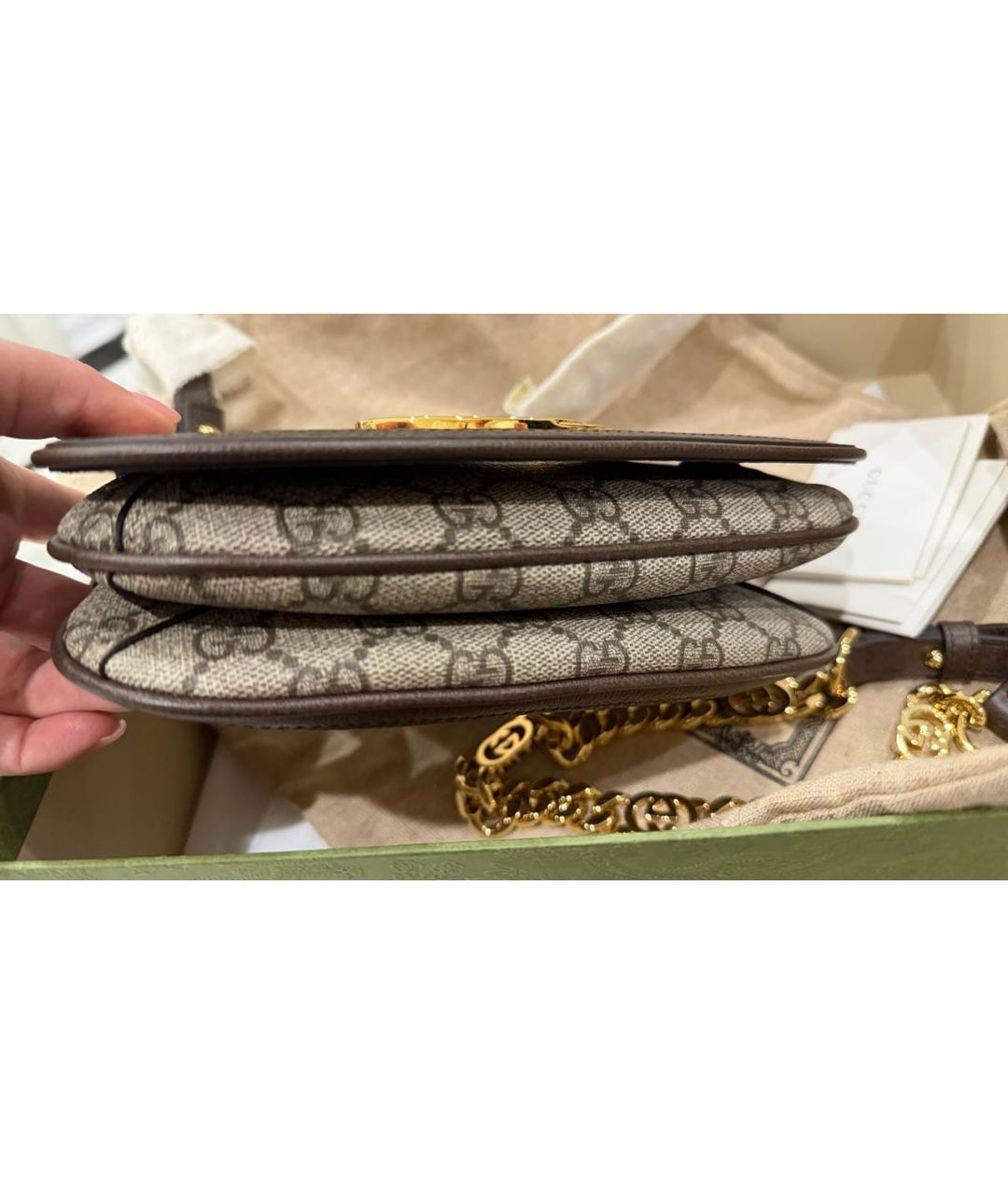 GUCCI Бежевая сумка через плечо, фото 3