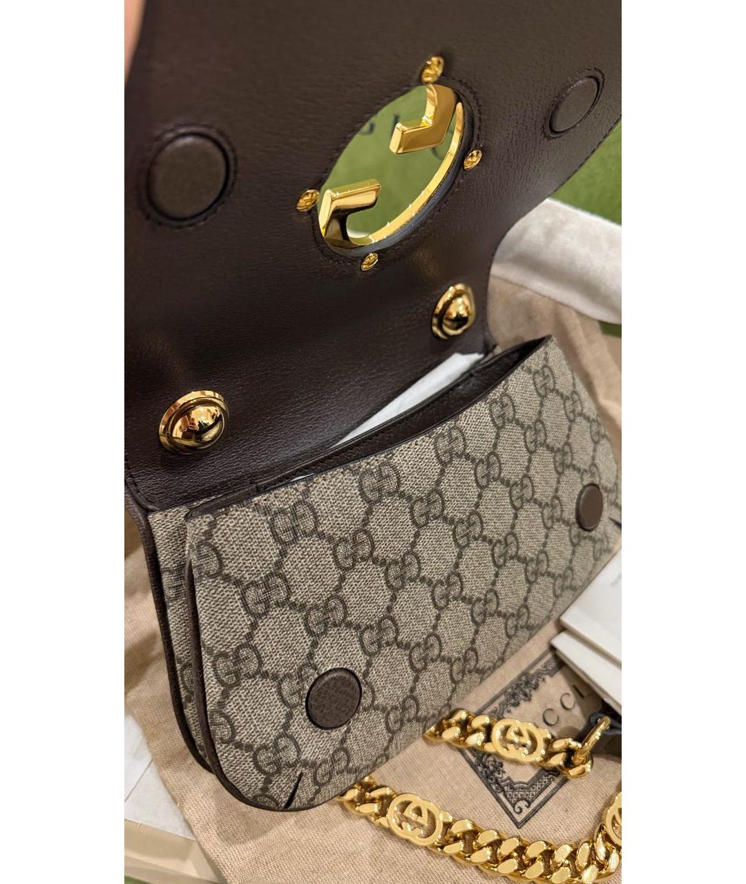 GUCCI Бежевая сумка через плечо, фото 4