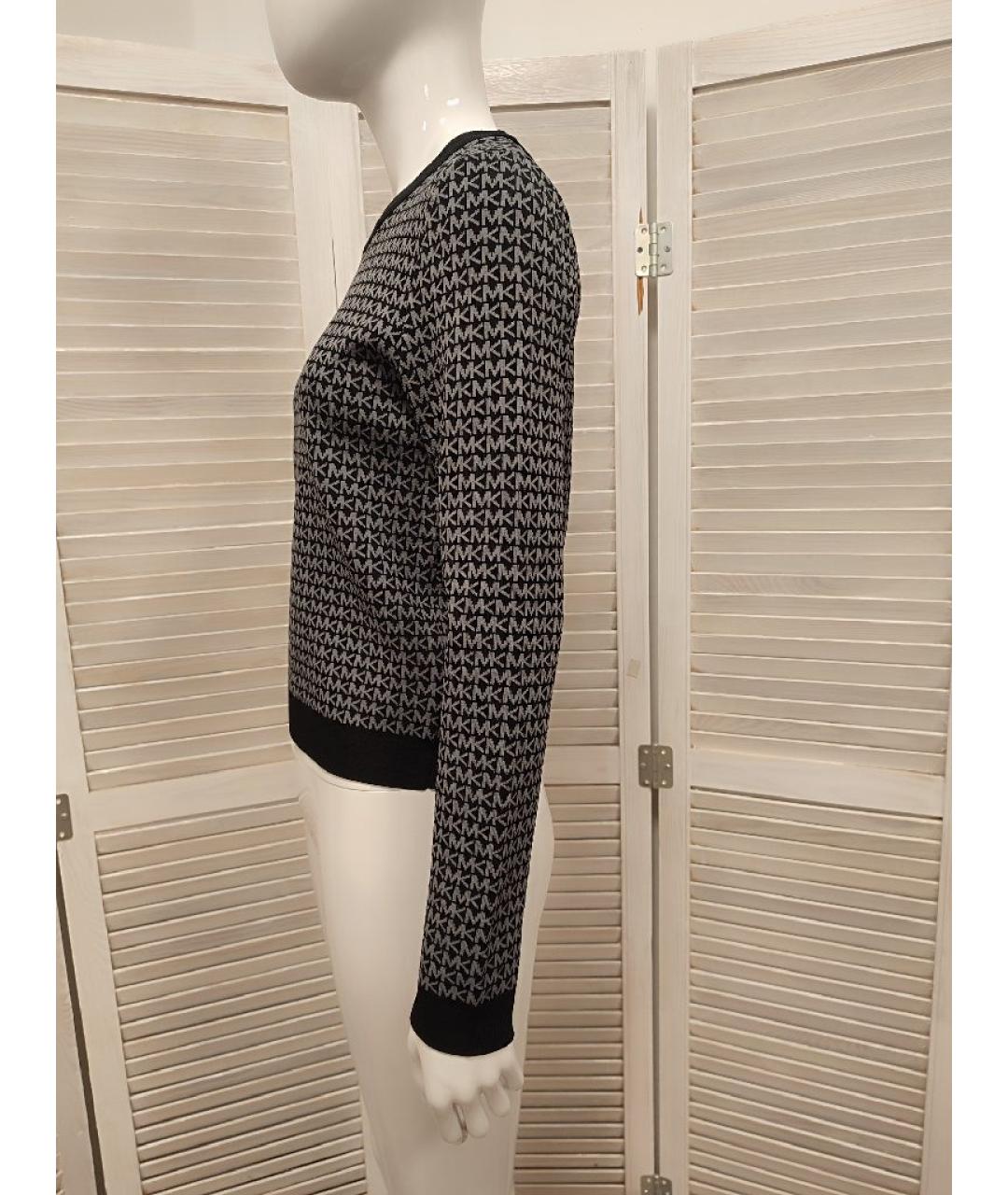 MICHAEL KORS Серый вискозный джемпер / свитер, фото 4