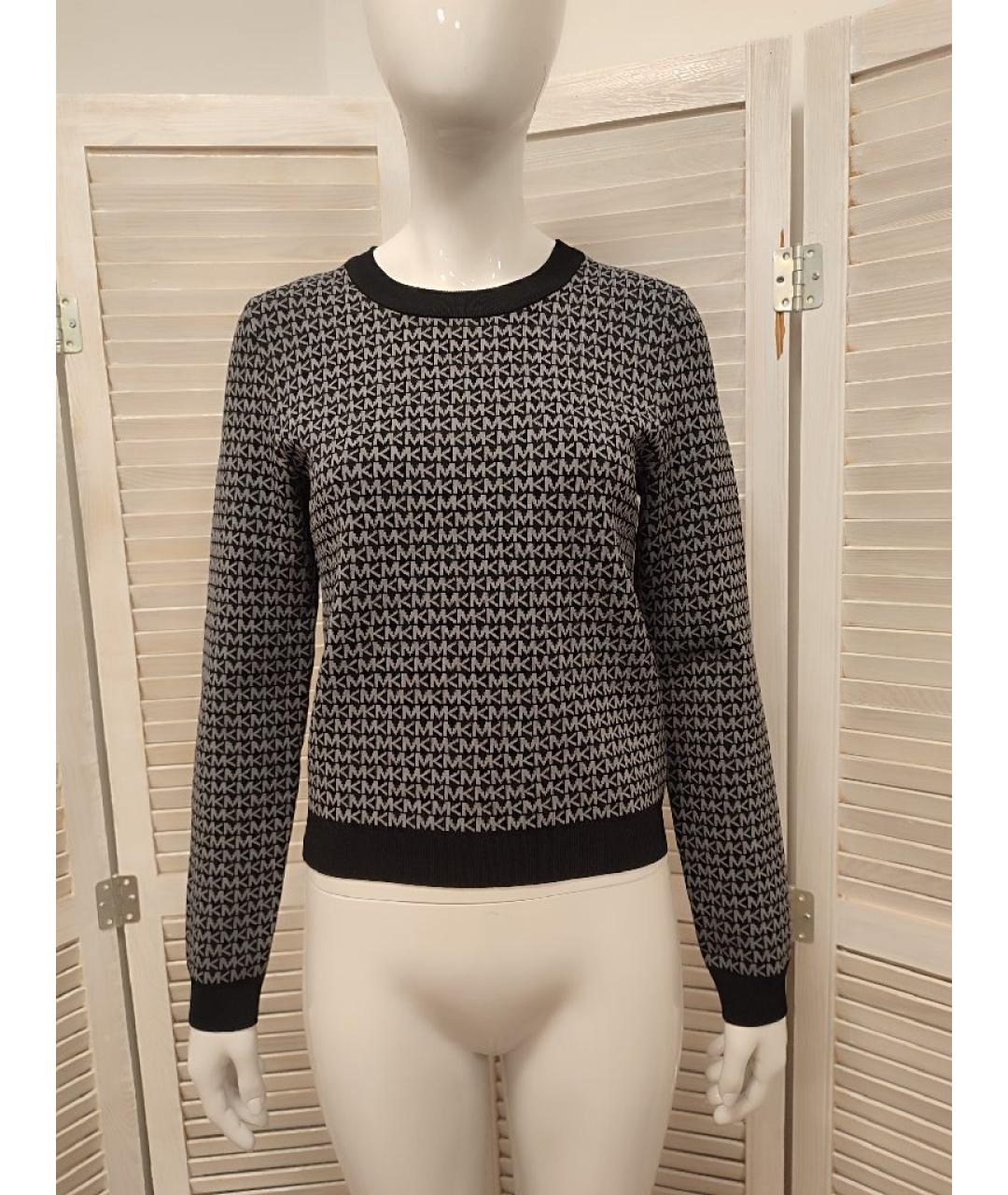 MICHAEL KORS Серый вискозный джемпер / свитер, фото 10