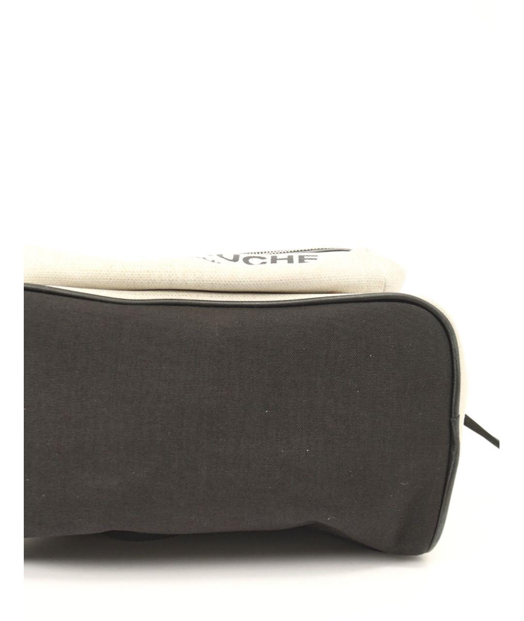 SAINT LAURENT Бежевый хлопковый рюкзак, фото 5