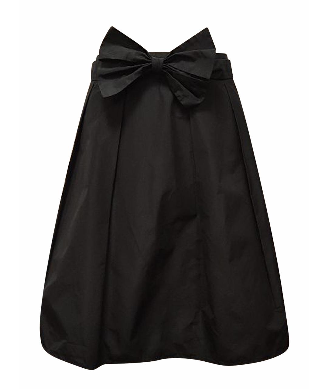 JOHN RICHMOND Черная полиэстеровая юбка миди, фото 1