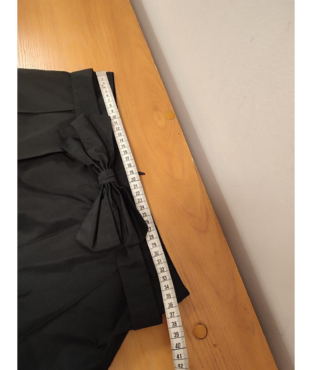 JOHN RICHMOND Черная полиэстеровая юбка миди, фото 6