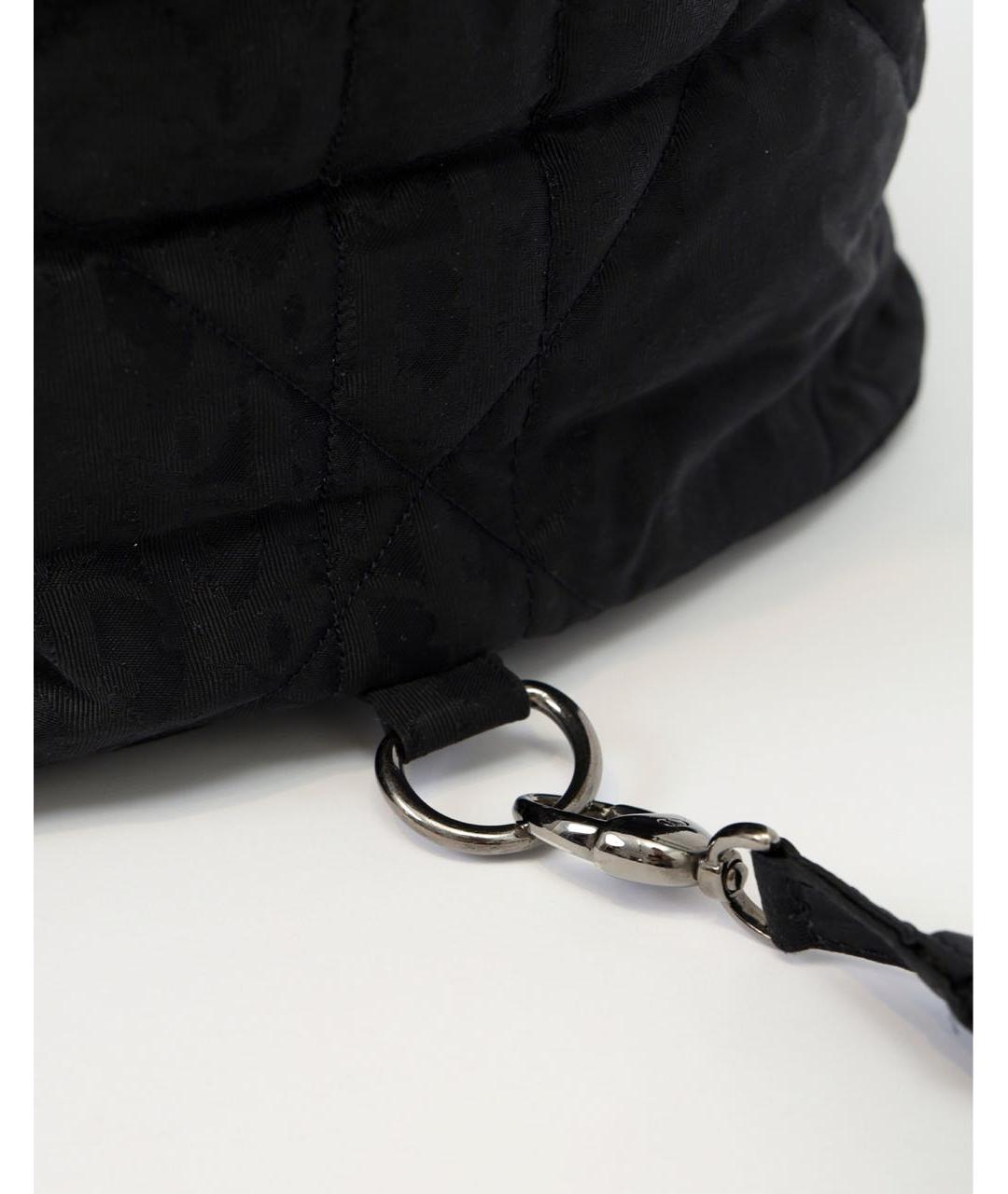 CHRISTIAN DIOR Черный синтетический рюкзак, фото 8