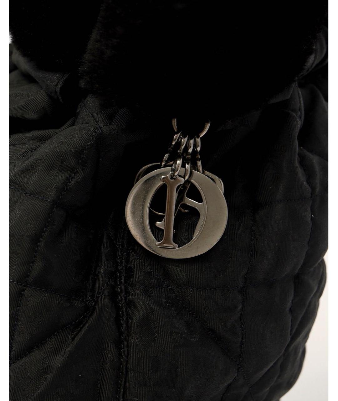 CHRISTIAN DIOR Черный синтетический рюкзак, фото 5