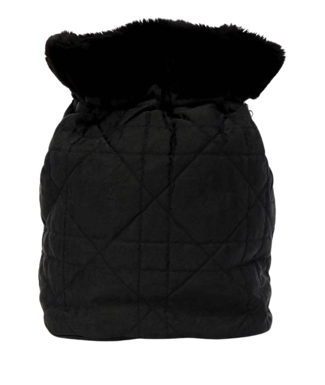 CHRISTIAN DIOR Черный синтетический рюкзак, фото 1