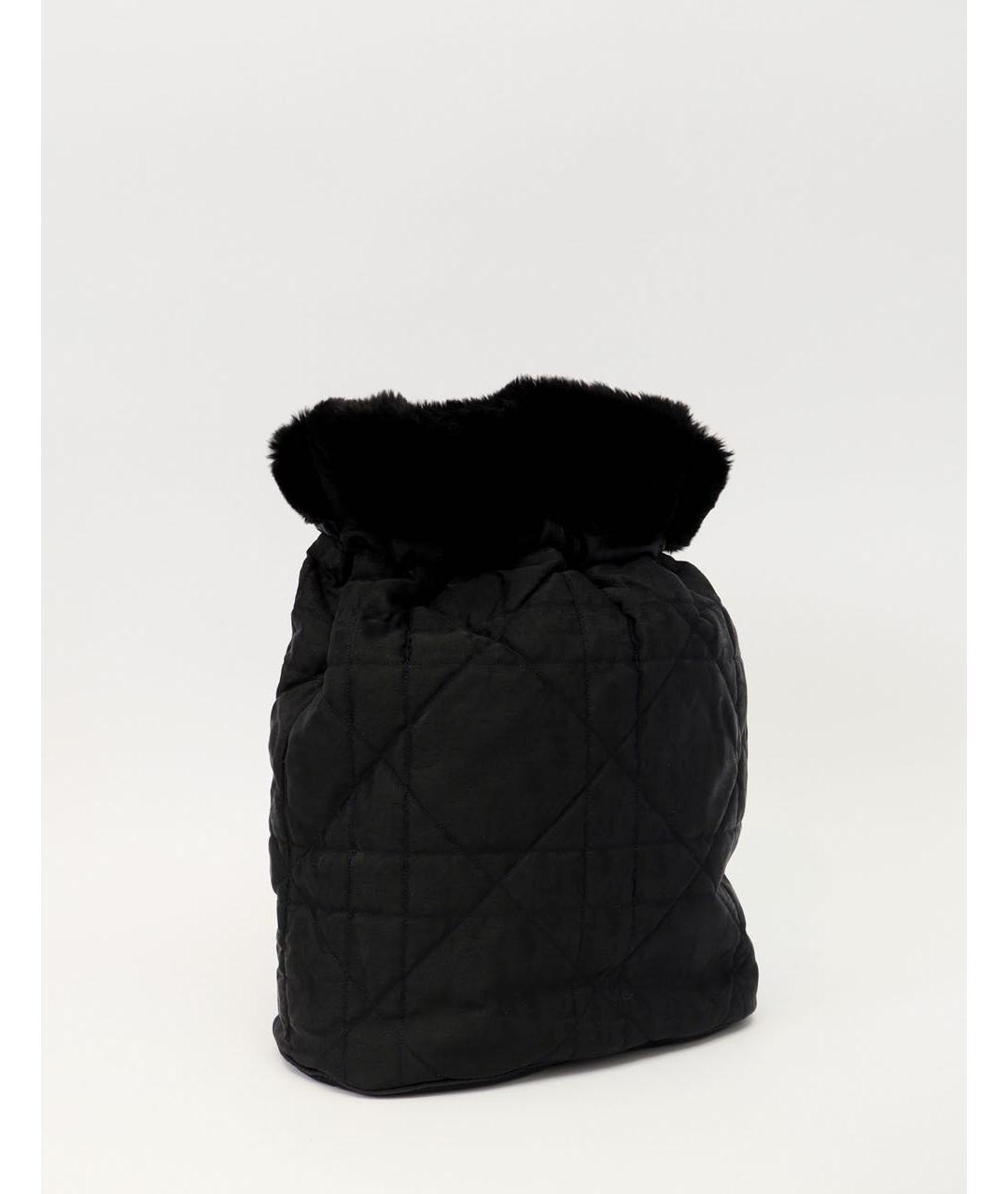 CHRISTIAN DIOR Черный синтетический рюкзак, фото 3