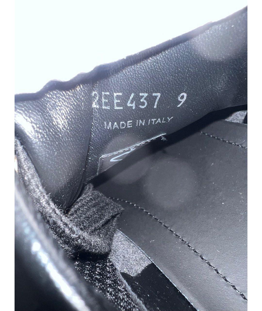 PRADA Черные низкие кроссовки / кеды, фото 7