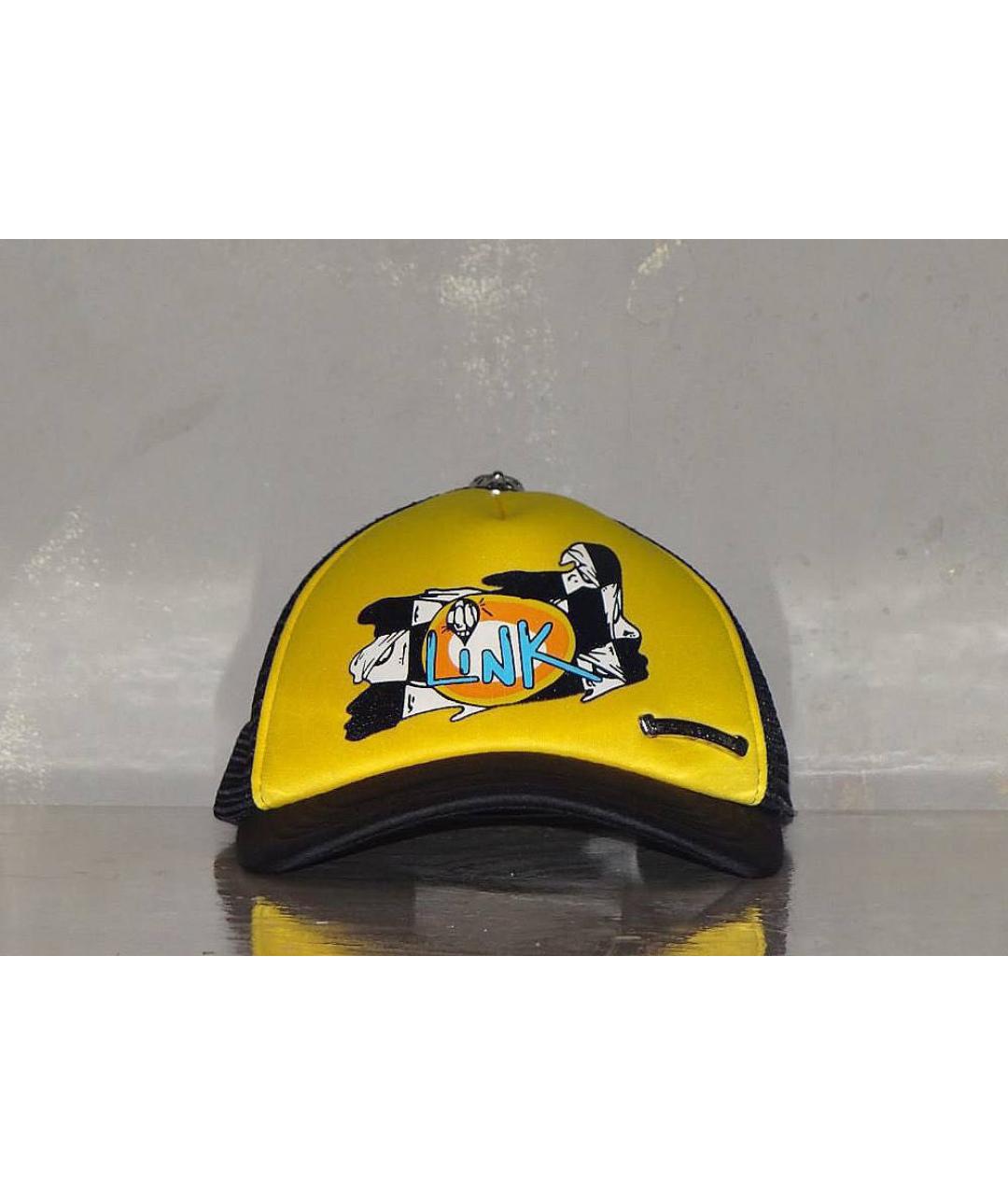 CHROME HEARTS Желтая хлопковая кепка/бейсболка, фото 5