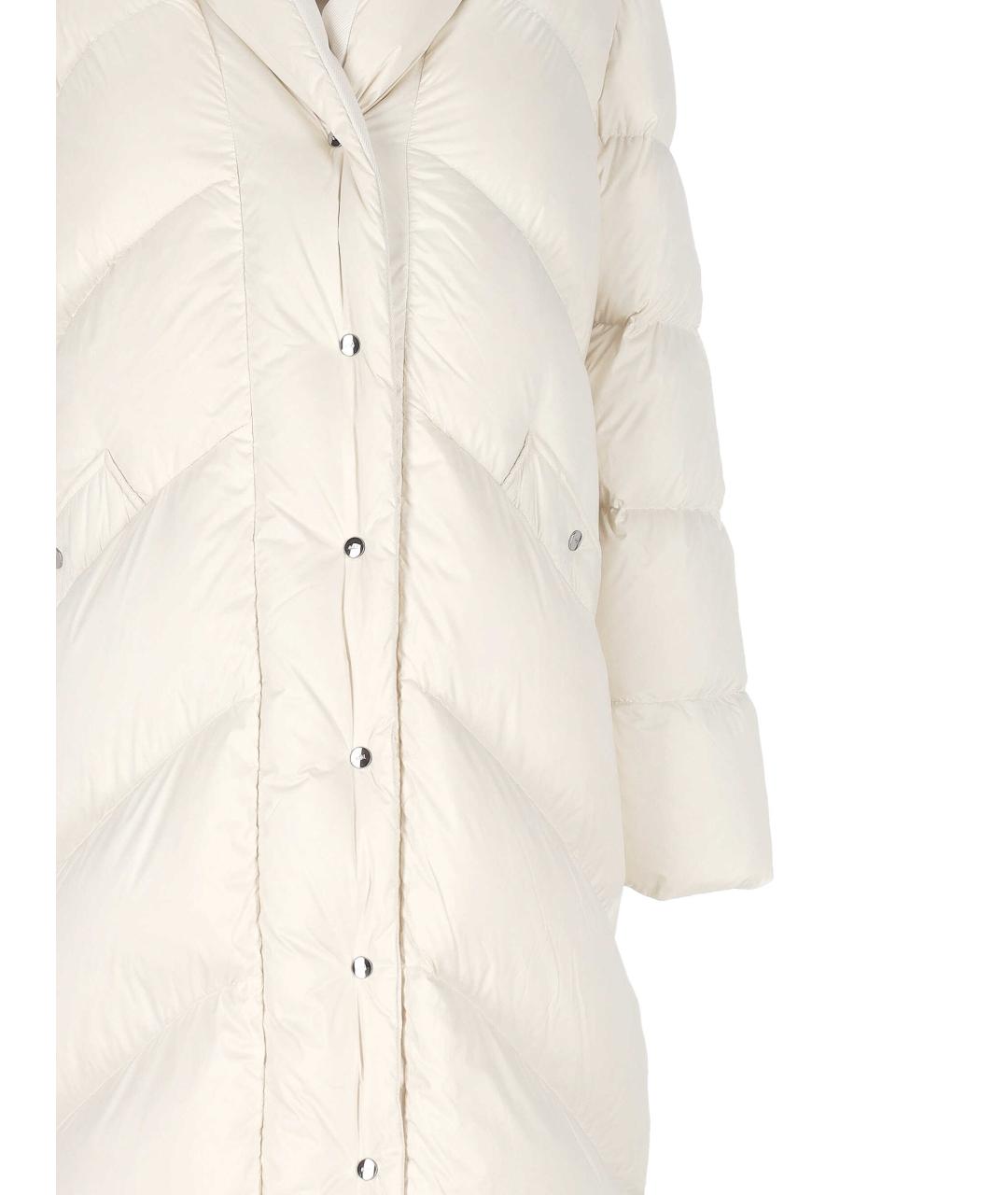 ADD Белый полиэстеровый пуховик, фото 2