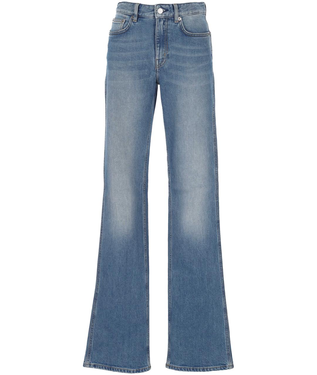 FILIPPA K Синие хлопковые прямые джинсы, фото 1