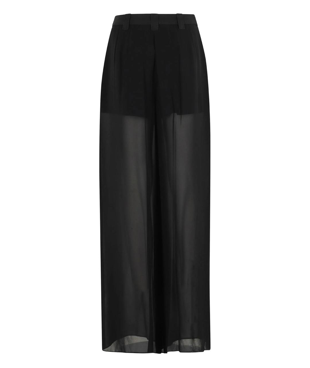 MARELLA Черные брюки широкие, фото 1