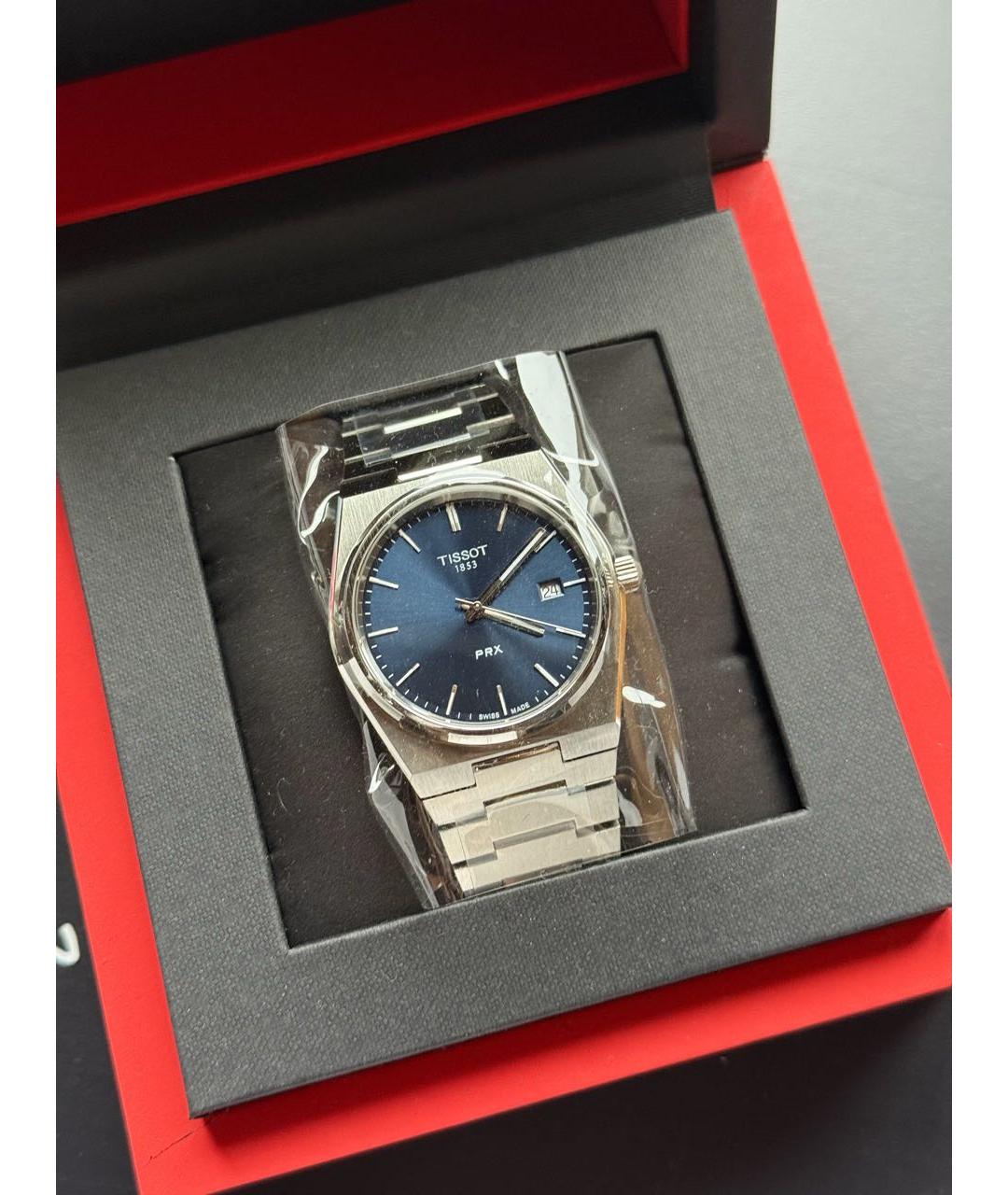 TISSOT Синие стальные часы, фото 4