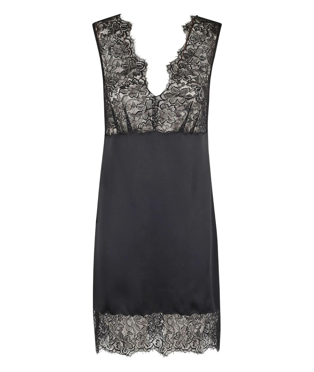 MARELLA Черное полиамидовое повседневное платье, фото 1