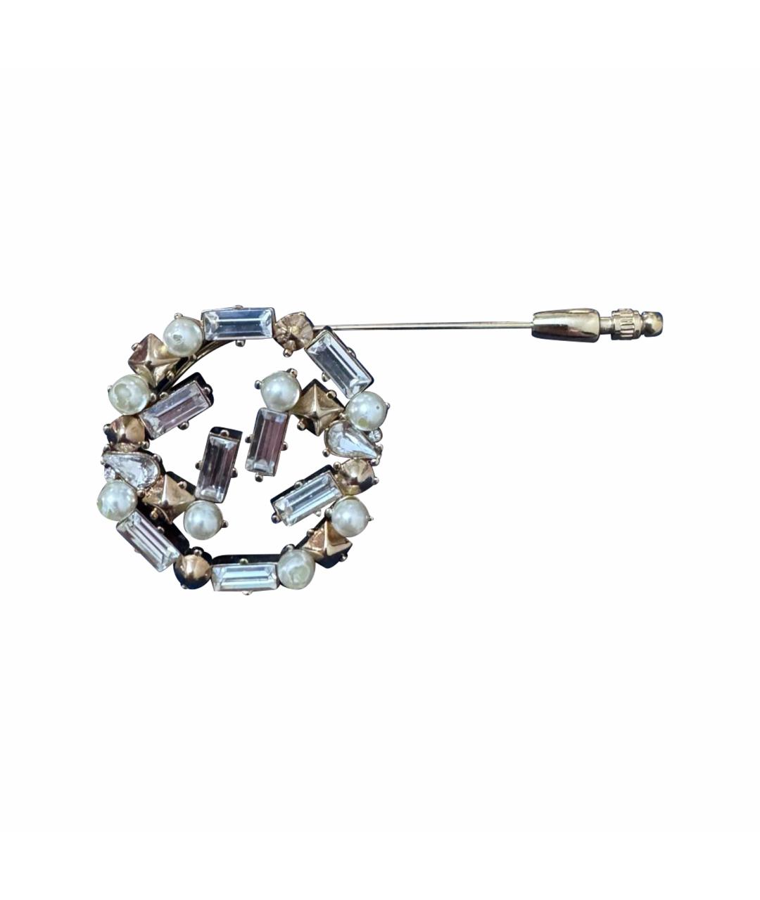 GUCCI Золотая булавка / брошь, фото 1