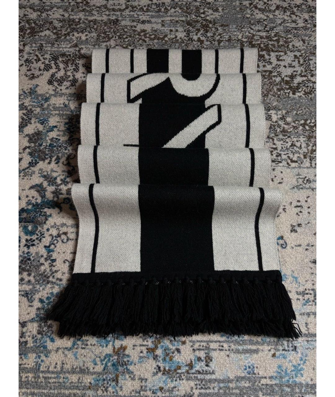 BURBERRY Серый кашемировый шарф, фото 7